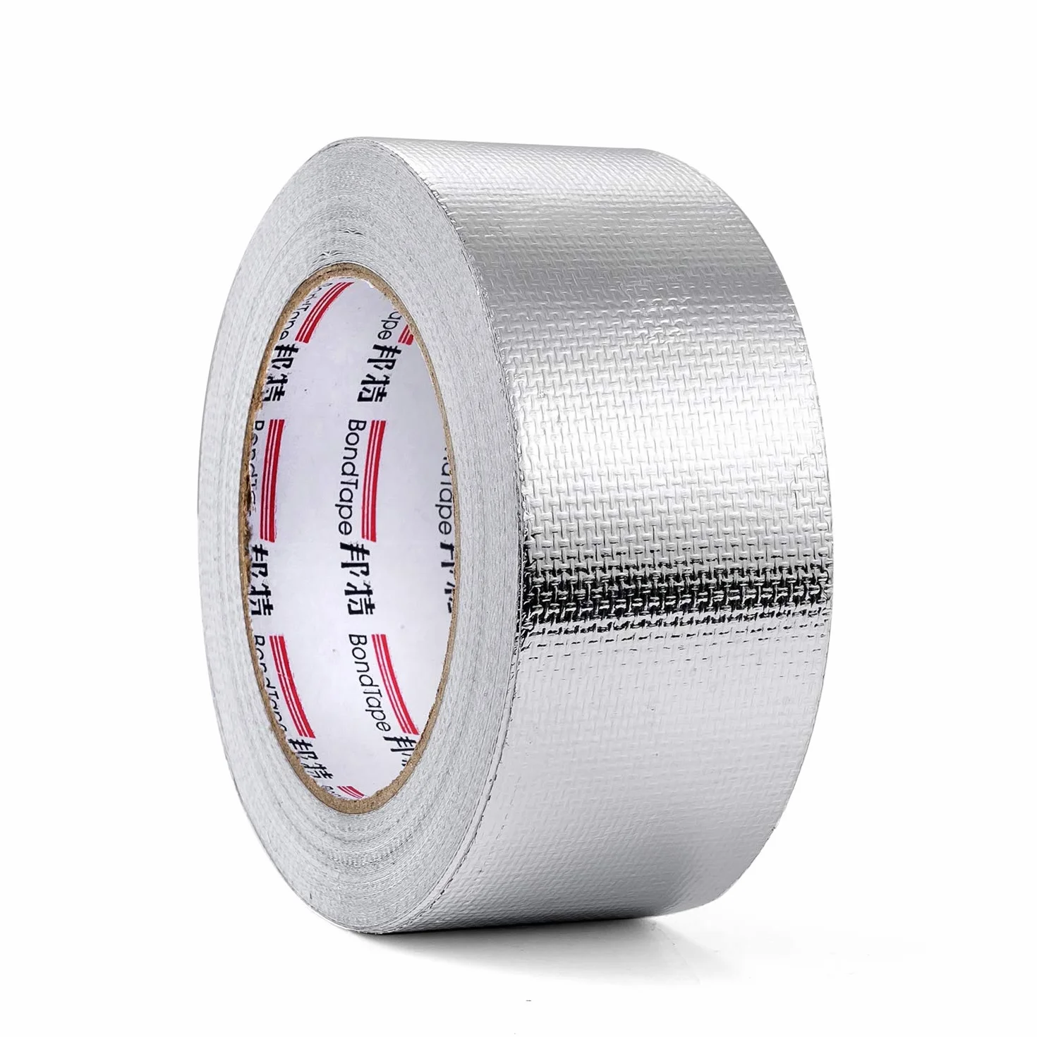 Taśma samoprzylepna, taśma aluminiowa, odporna na ciepło ochrona termiczna, odporna na rozdarcie. Szeroka taśma aluminiowa uszczelniająca z tkaniną z siatki szklanej do uszczelniania izolacji 5 cm *