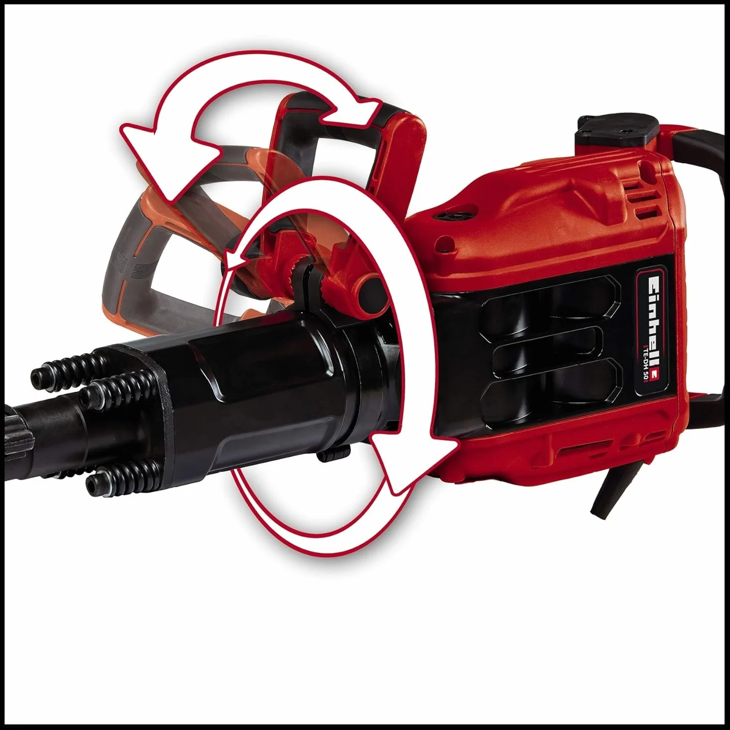 Einhell Te-Dh 50 Młot Udarowy, Czerwony/Czarny, 1700 W
