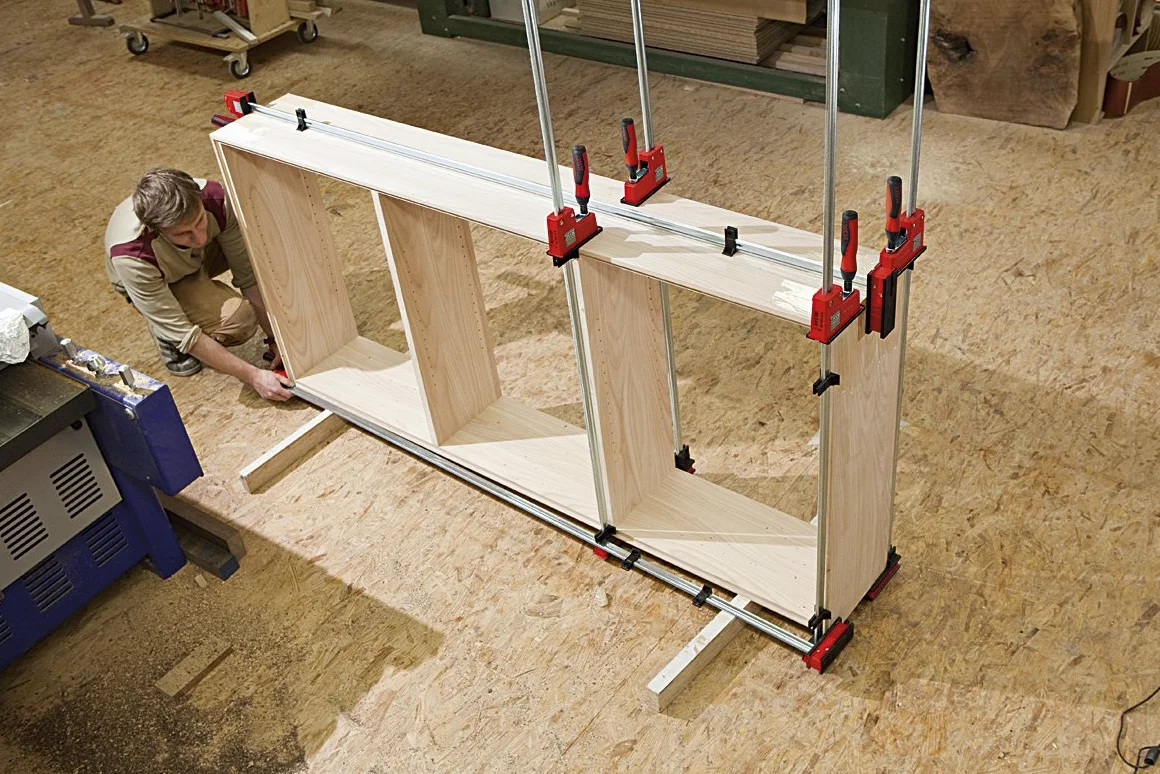 Bessey KR60-2K REVO KR Zacisk stolarski, wielokolorowy, 600/95mm