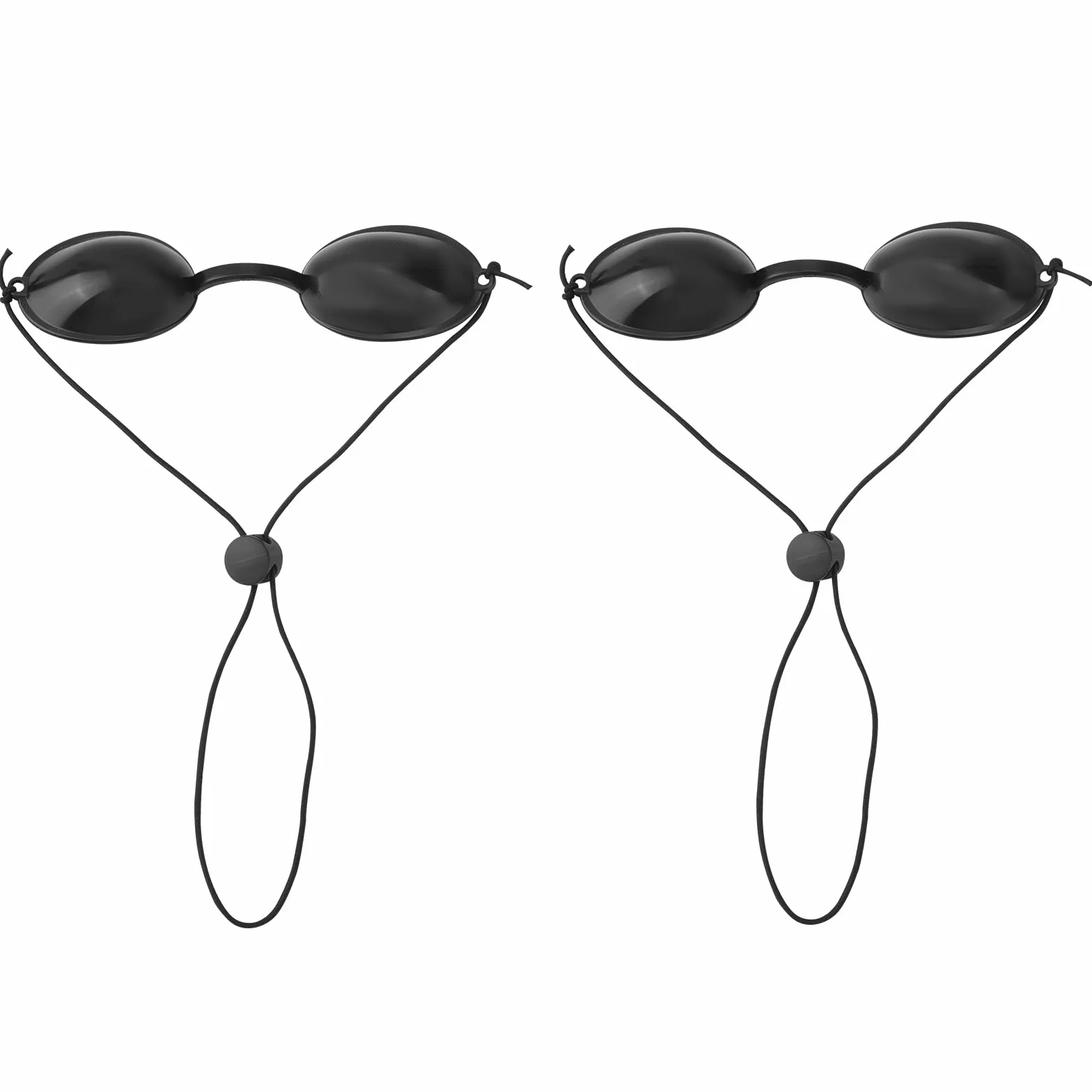 BOXOB 2 Pary Gogle Ochronne do Ochrony Oczu Przed Czerwonym Światłem, Gogle Solarium Okulary do Opalania Proces Oświetlenia IPL LED