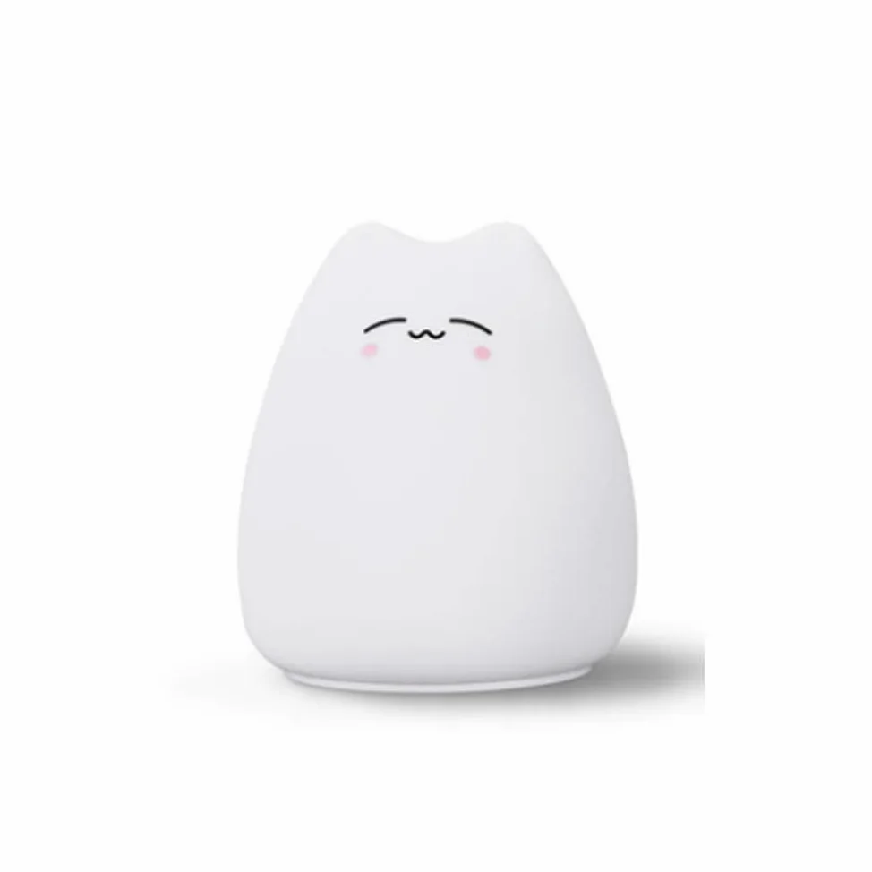 Mała lampka nocna z kreskówek, lampka nocna Pat Light z miękkiego silikonu, dekoracja pokoju na prezent dla dzieci (kolor: styl 1) interesting