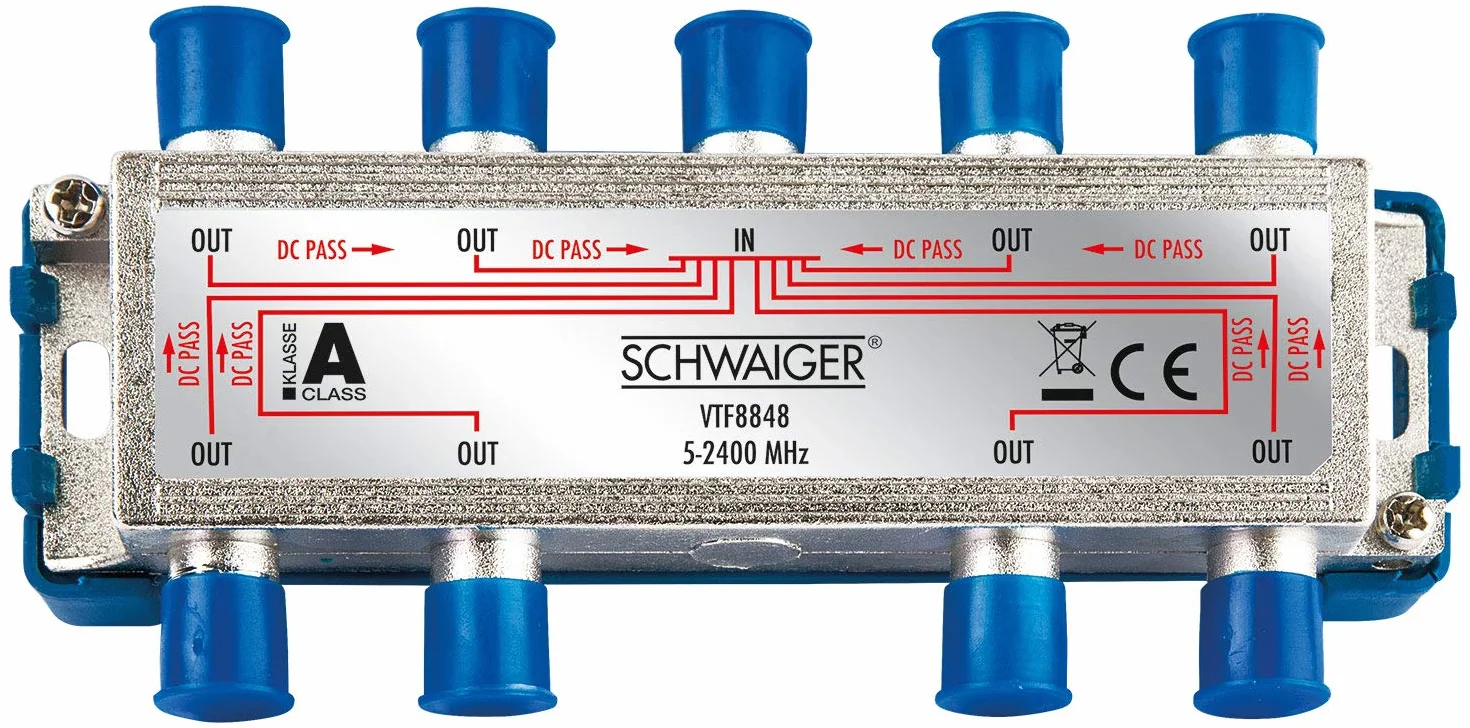 Schwaiger VTF8848241 rozdzielacz ośmiornicy klasy A