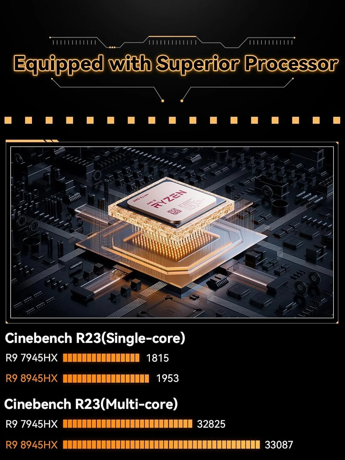 MINISFORUM BD895i SE Mini-ITX moederbord, AMD Ryzen 9 8945HX (16 cores / 32 threads, tot 5,4 GHz), PCIe 5.0 x16 slot, dubbele M.2 PCIe 4.0, DDR5, HDMI/DP/USB-C, RJ45 2,5 GbE, USB 3.2 Gen 2