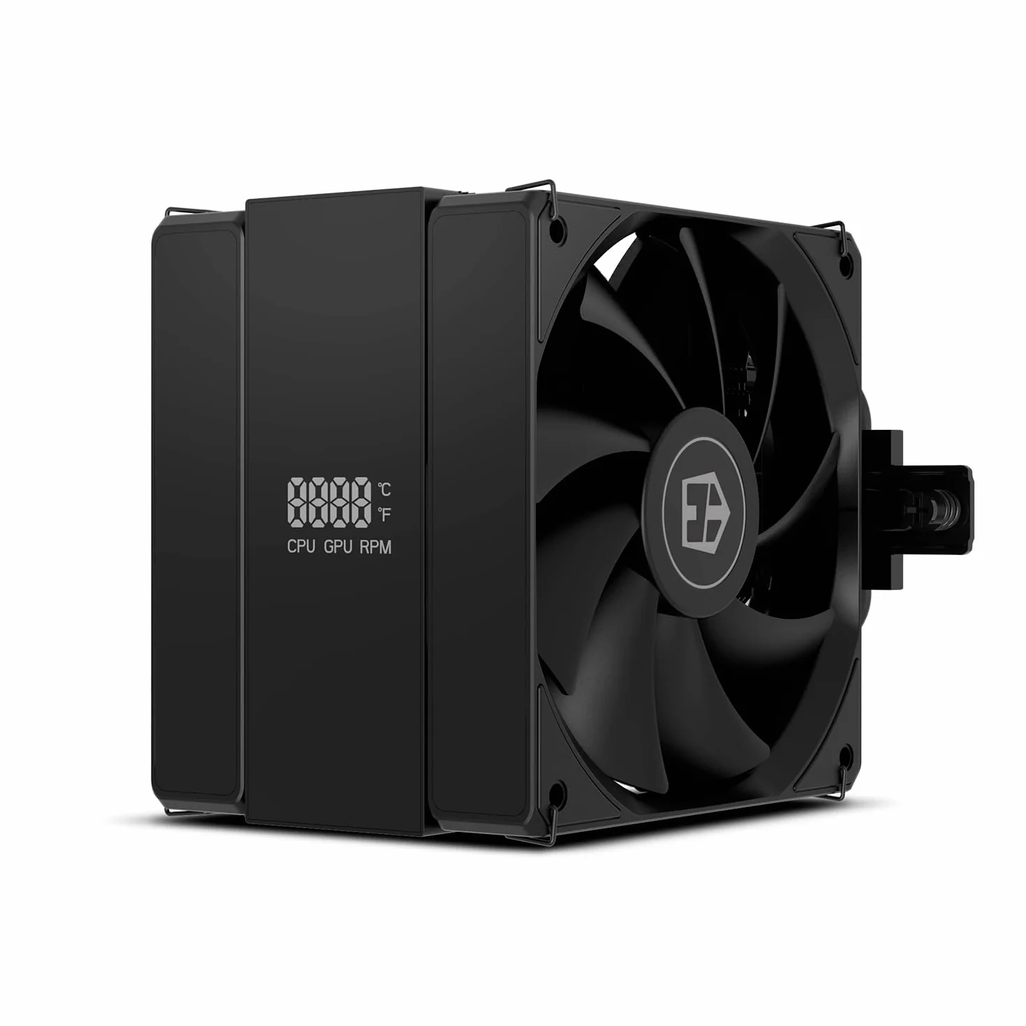 NOX XTREME PRODUCTS Hummer H-200 LCD - Chłodzenie CPU z Ekranem LCD, Podwójny Wentylator 120mm, 6 Miedzianych Heatpipe, TDP 240W, PWM, Kompatybilne z Intel LGA 1700 i AMD AM5, Czarny