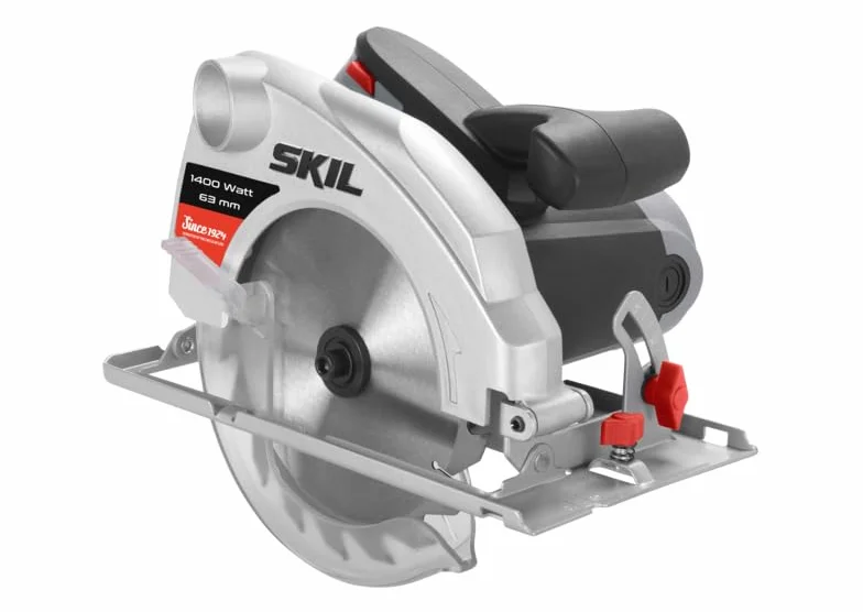 Skil 1054 AA pilarka tarczowa o mocy 1400 W (pojemność piły 63 mm, ergonomiczna Girff, uszczelnione łożyska kłowe, piła tarczowa) F0151054AA