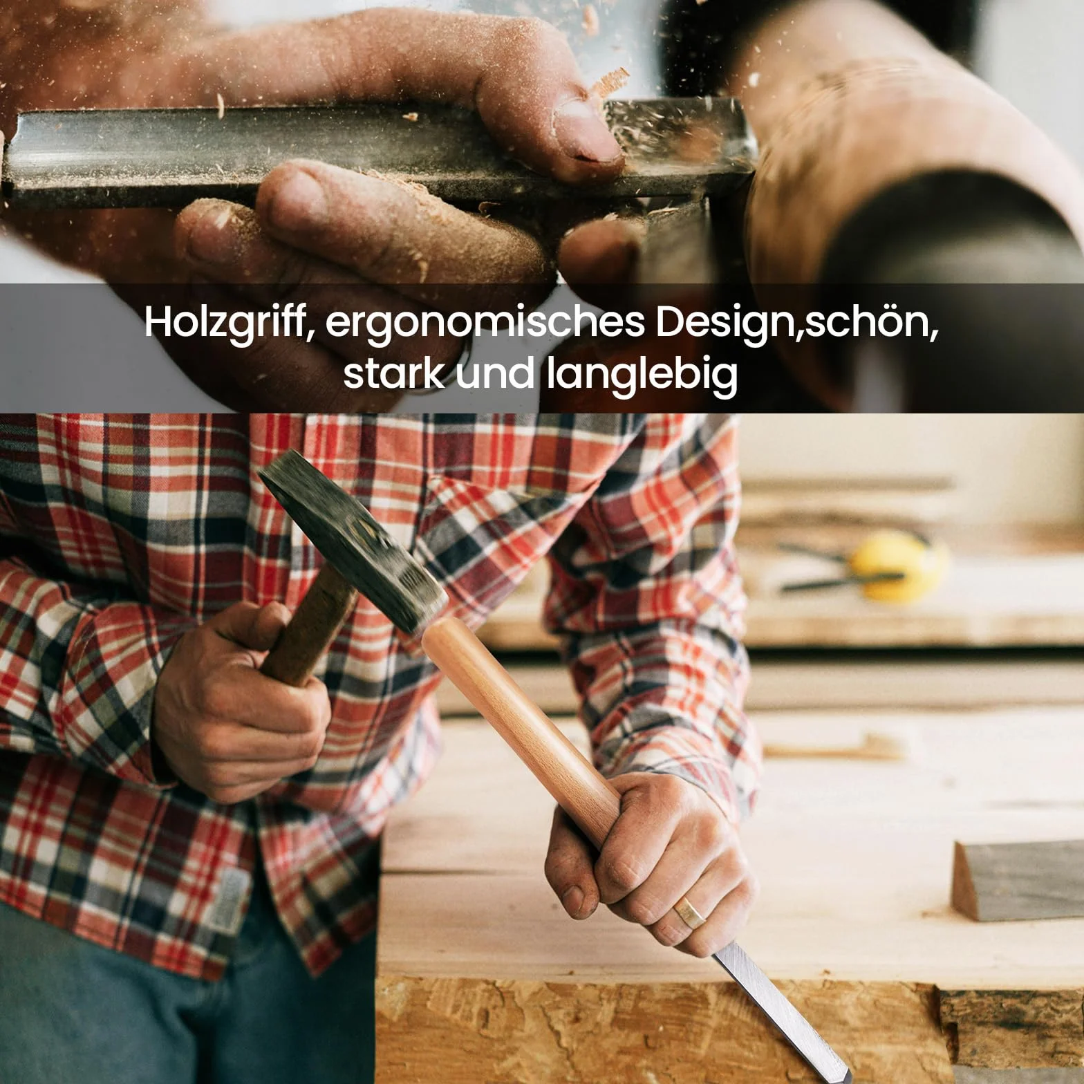 Zestaw 8 noży tokarskich do drewna, dłut tokarskich, antykorozyjnych, dla profesjonalistów lub majsterkowiczów, do obróbki drewna, rzeźbienia w drewnie