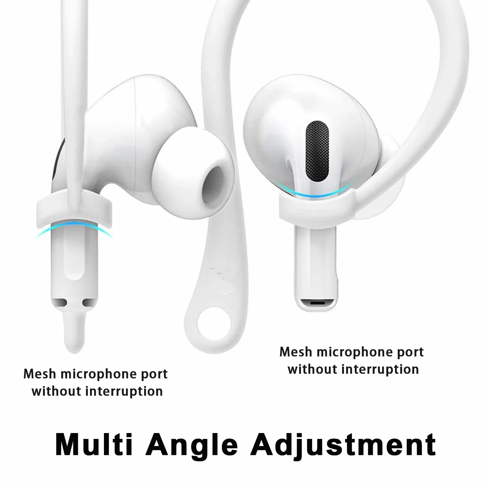 Haczyki na uszy do słuchawek Airpod, zapobiegające zgubieniu, 3 szt.
