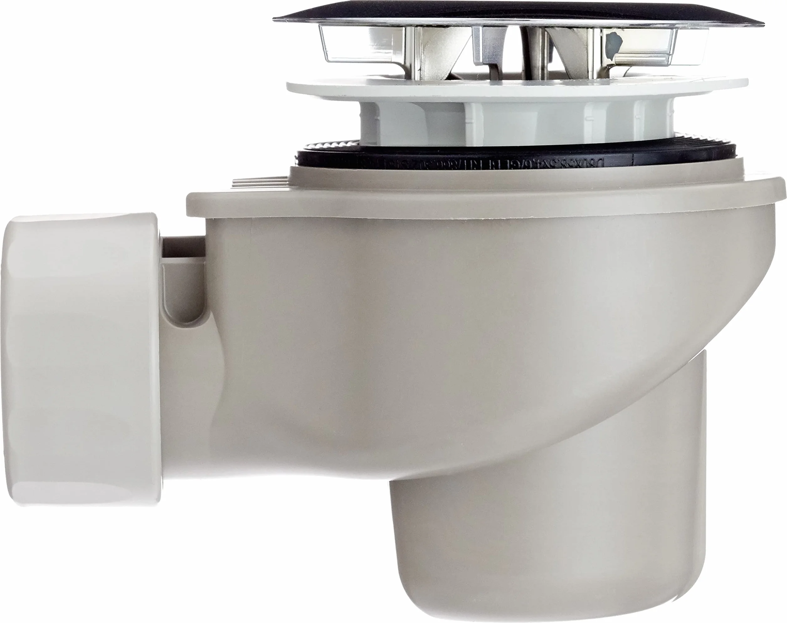 Geberit D62 syfon do brodzika prysznicowego, z pokrywą odpływową: średnia 40 mm, chromowany błyszczący, 150.689.21.1