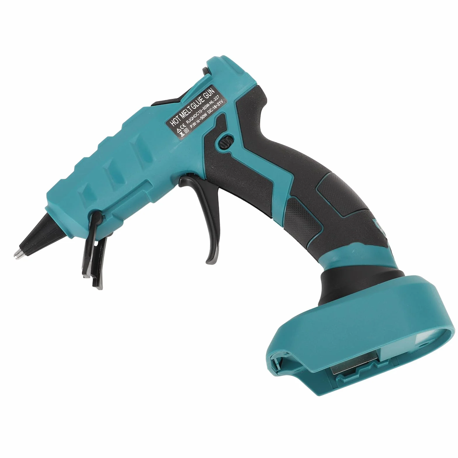 Bezprzewodowy pistolet do klejenia na gorąco Szybkie podgrzewanie, przeciw oparzeniom, ręczny pistolet do klejenia z sztyftem o średnicy 7 mm do BL1850 18 V