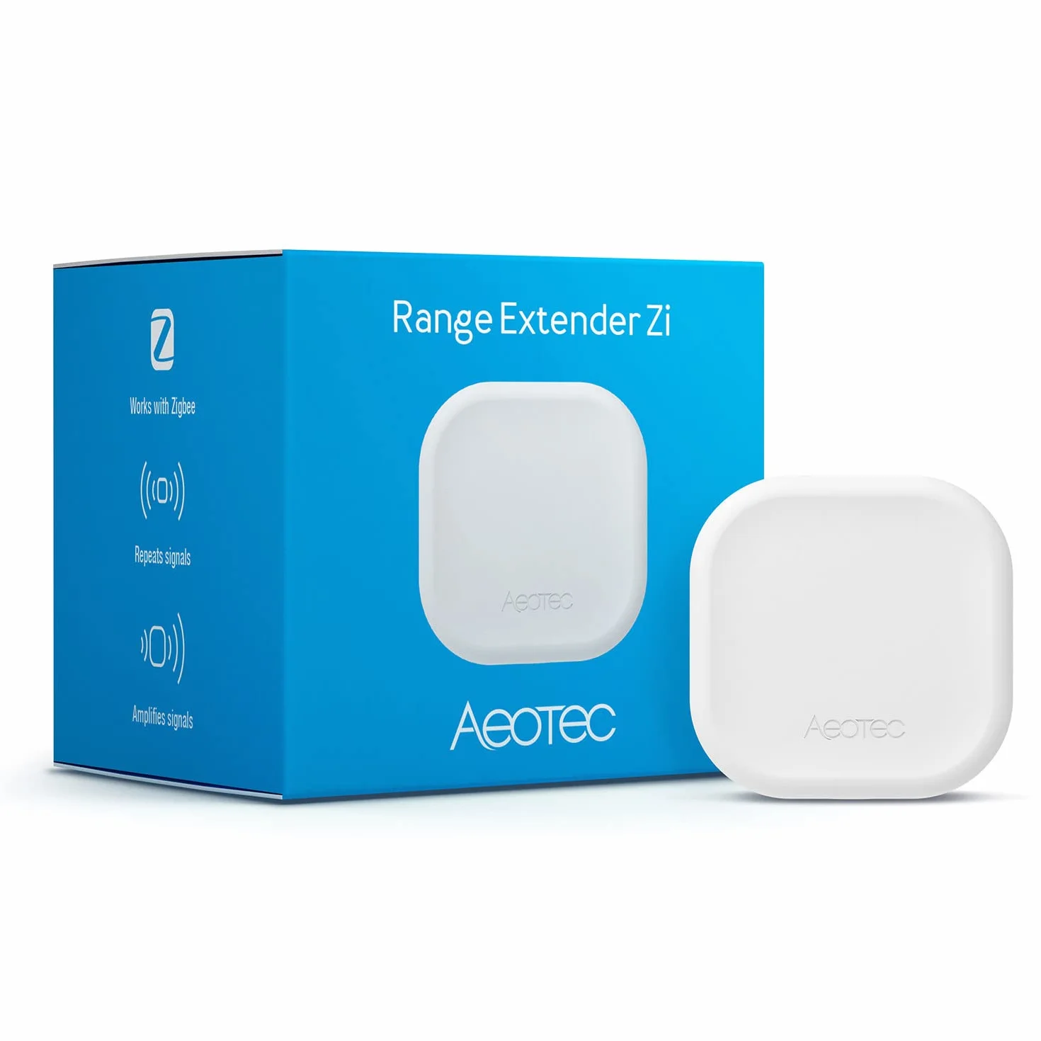 Aeotec Range Extender Zi AEOZZGA001 wzmacniacz Zigbee zwiększenie zasięgu kompatybilny z Homey SmartThings Home Assistant