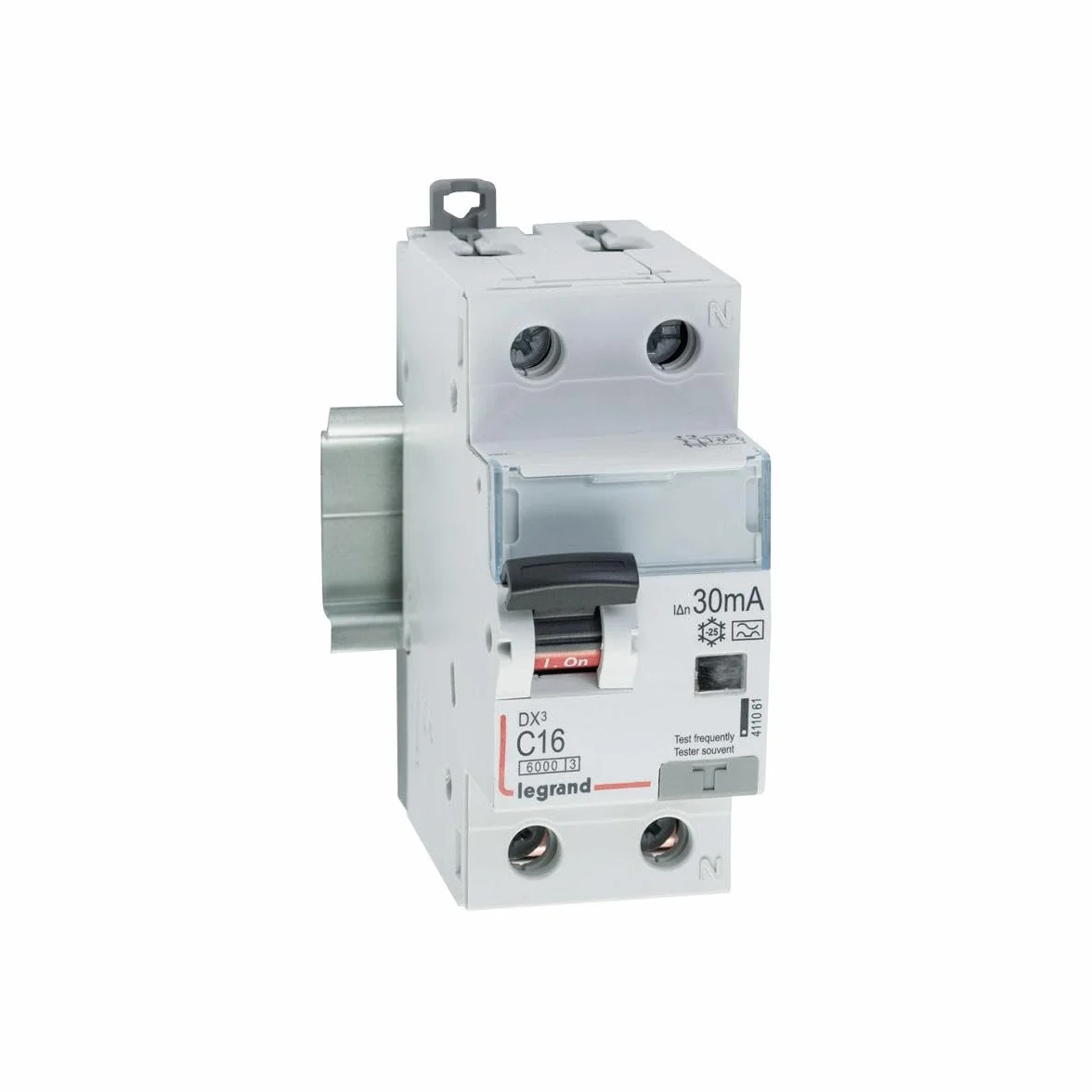 Legrand 411061 DX3 FILS C16A 1P+N 6KA 30MA A