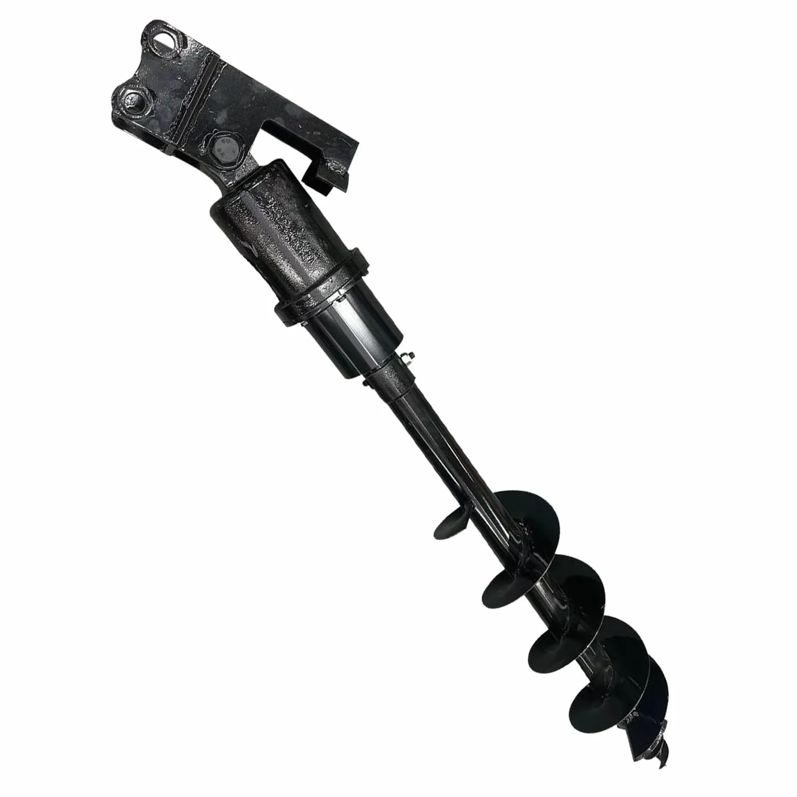 FILFEEL Wiertarka ślimakowa Maszynowa – 200 Mm świder ze Stali Manganowej Świder do Gleby i Piasku – Hydrauliczna Przystawka do Wiercenia Pali o Długości 70 Cm Kompatybilna z Koparkami Kompaktowymi
