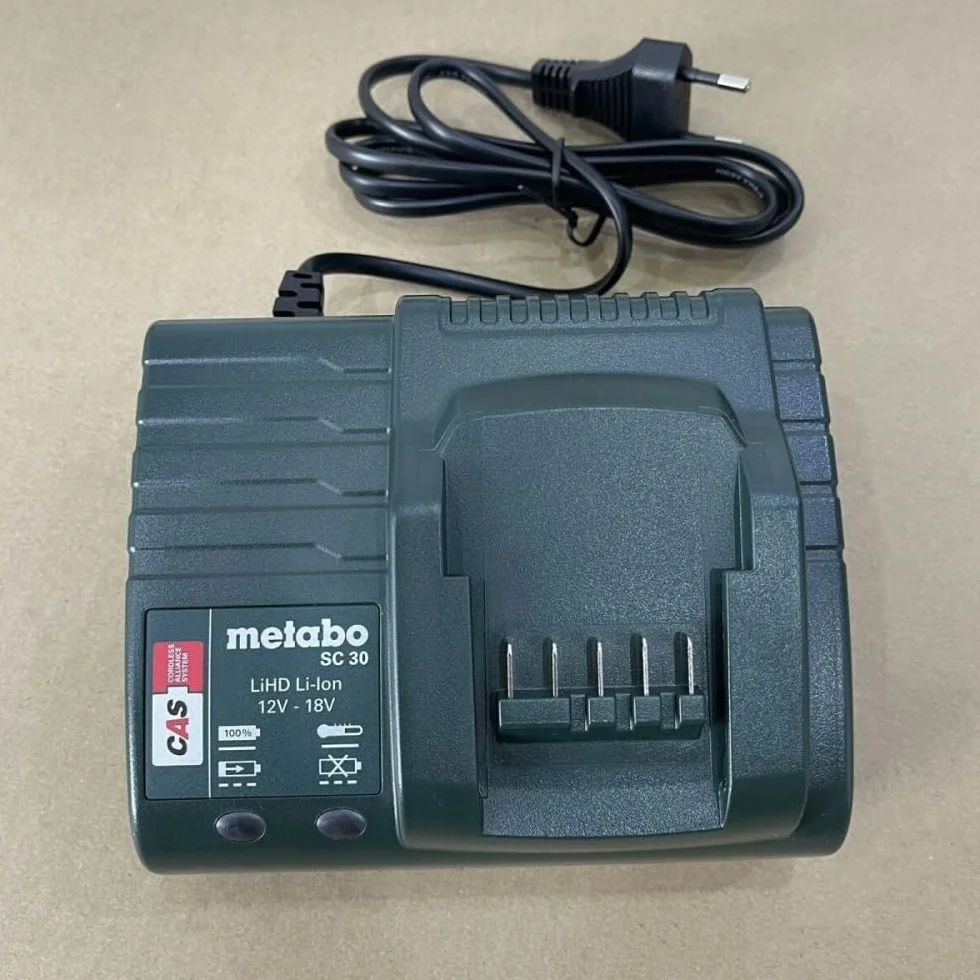 Dla Metabo 12V-18V ładowarka litowa SC30 akcesoria do elektronarzędzi