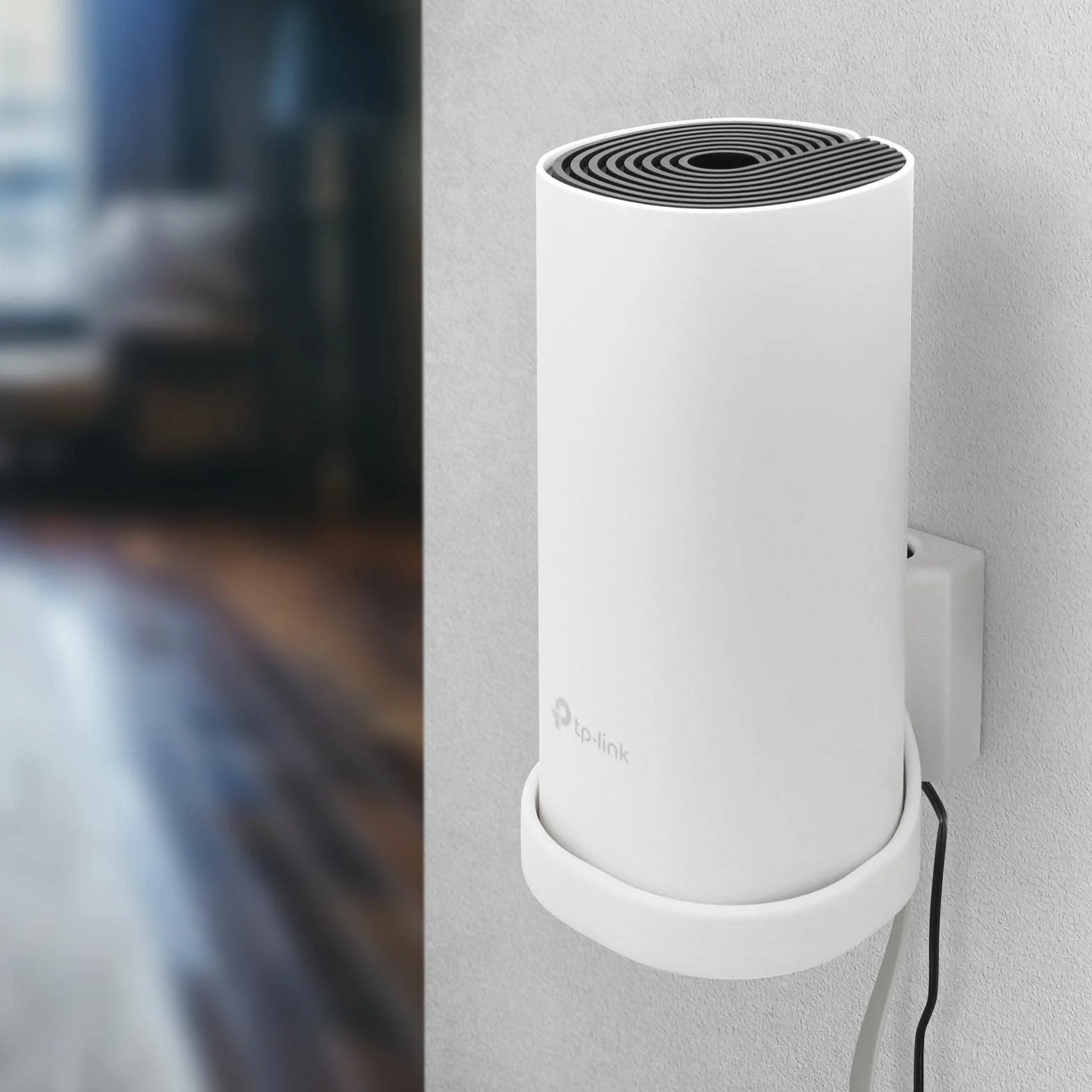 Wspornik ścienny do TP-Link Deco M4 Mesh Wi-Fi 3 sztuki z zarządzaniem kablami