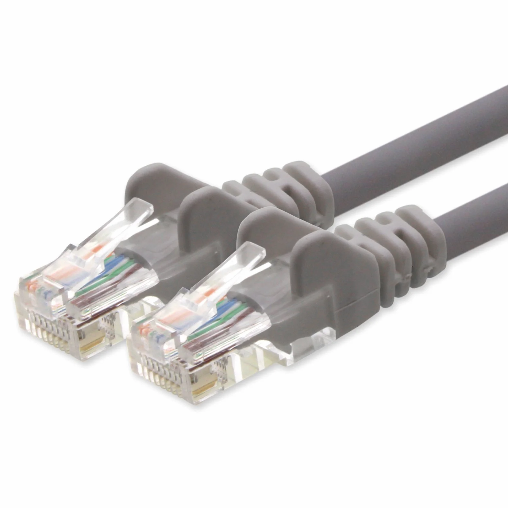 1aTTack CAT5 UTP kabel sieciowy Ethernet LAN z 2 x RJ45 30 m - szary