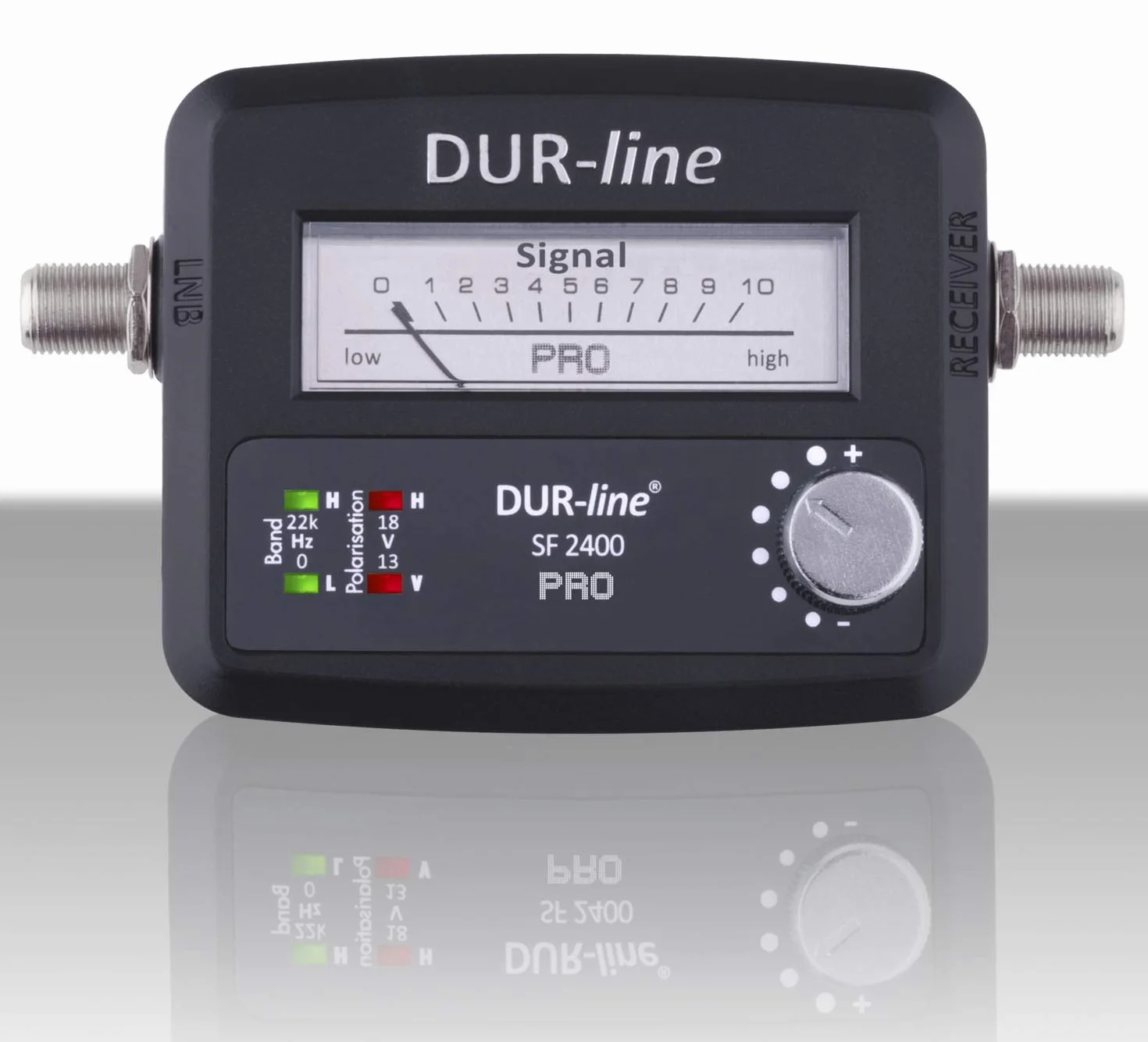 Dur-Line SF 2400 Pro Miernik do Cyfrowej Anteny Satelitarnej, Czarny