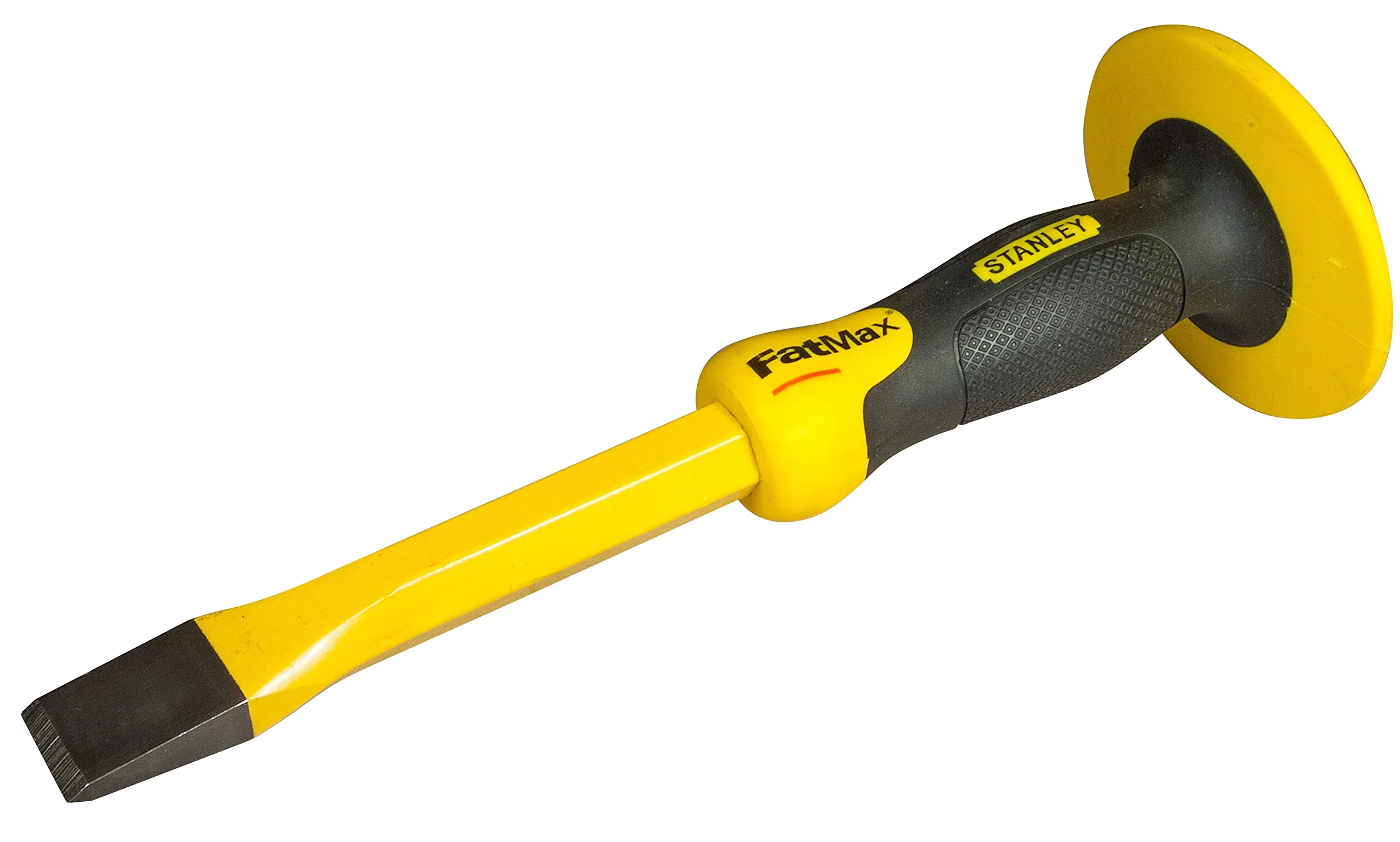 Stanley 418332 Fatmax Zimne Dłuto, 30 cm & Stanley Zestaw precyzyjnych płaskich dłut (3-częściowy, stal chromowo-wanadowa, 10 x 140 mm, 12 x 150 mm, 16 x 170 mm) 4-18-298