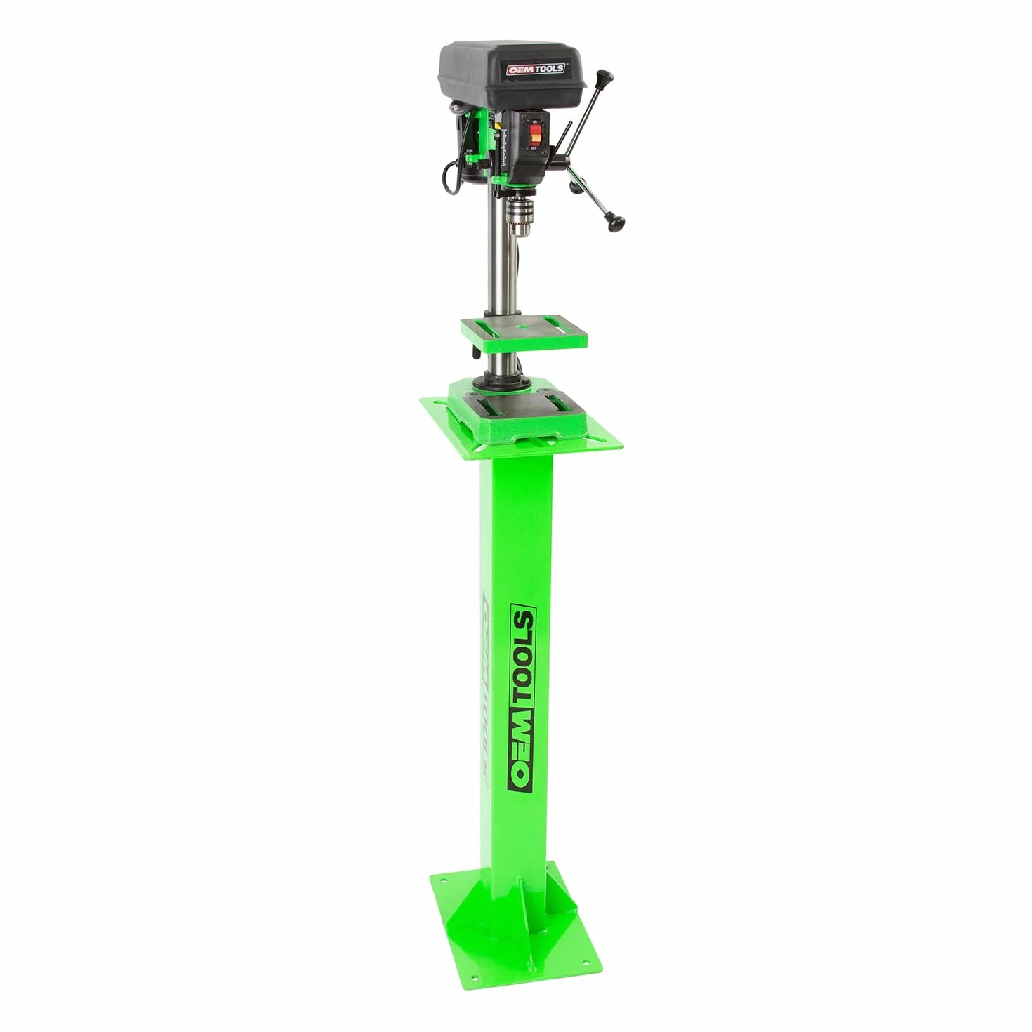 OEM TOOLS 24643 Szlifierka stołowa, imadło i stojak na wiertarkę