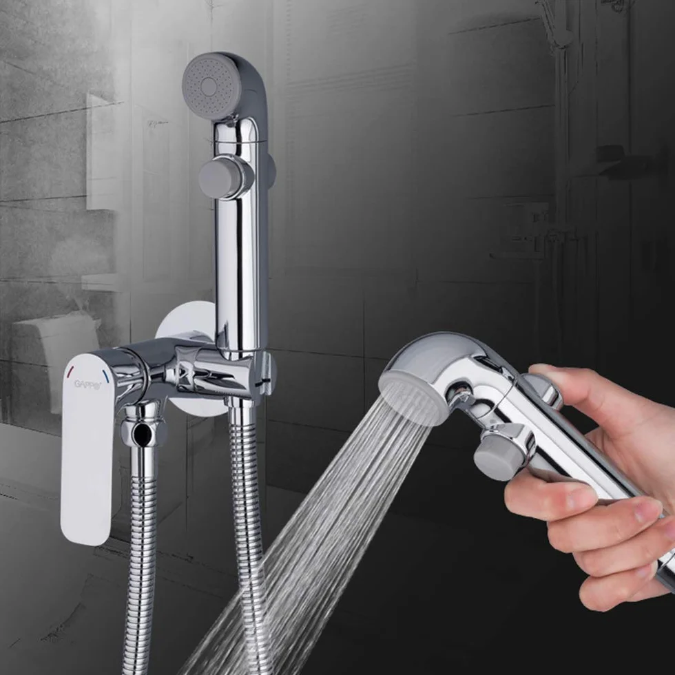Baterie do wanny Bidet System prysznicowy Bidet Bidet Bateria natryskowa Bidet Spray do montażu na ścianie