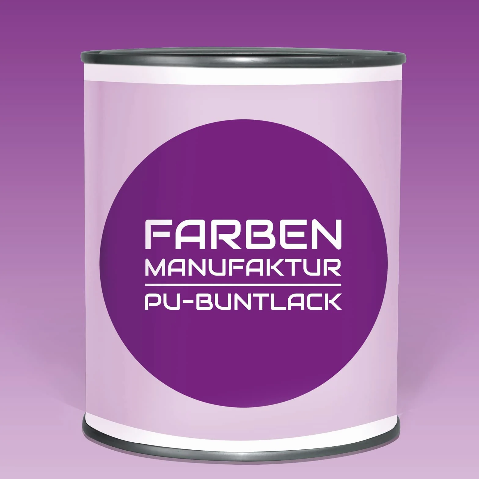 Kolorowy lakier PU wzmocniony farba renowacyjna premium lakier akrylowy RAL jedwabisty połysk (5 litrów, RAL 4010 Telemagenta)
