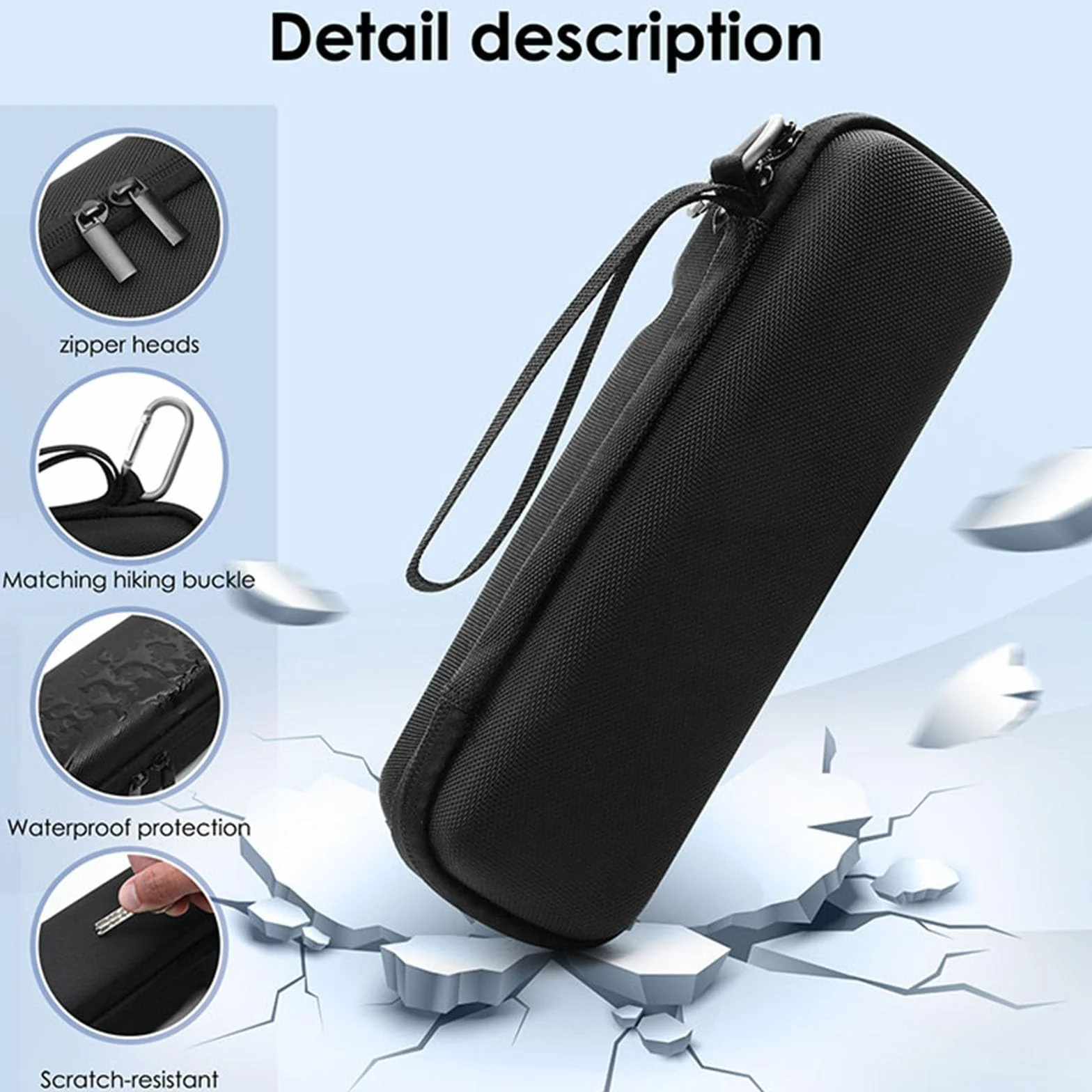 Torba do przechowywania EVA do Anker Prime 27650 mAh (250W) / Anker 737 Power Station, czarna