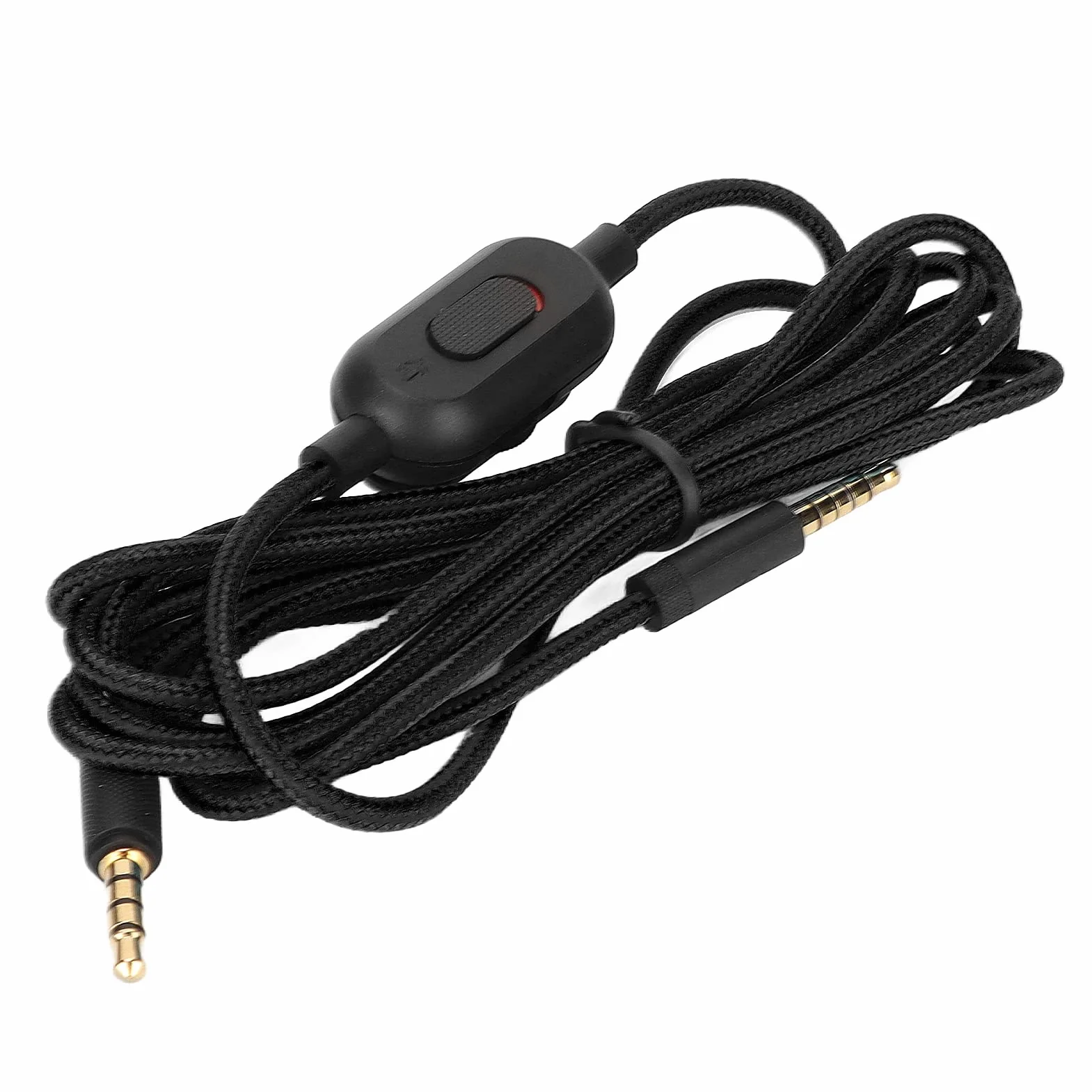 Zamienny kabel audio AUX z mikrofonem i regulacją głośności do G Pro G Pro X G433 G233 czarny
