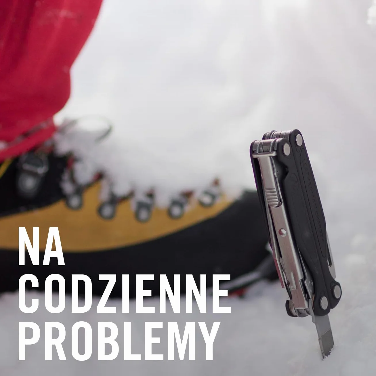 Charge+ con funda de nylon, caja de cartón | 19 narzędzi na kemping i wędkowanie