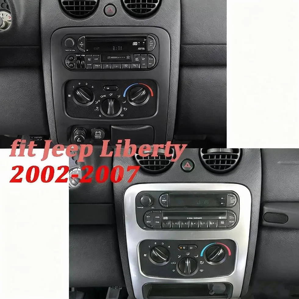 Radio samochodowe Android 14 2 DIN 6,86" ekran dotykowy DAB Bluetooth bezprzewodowy Carplay do Jeep Liberty 2001-2007