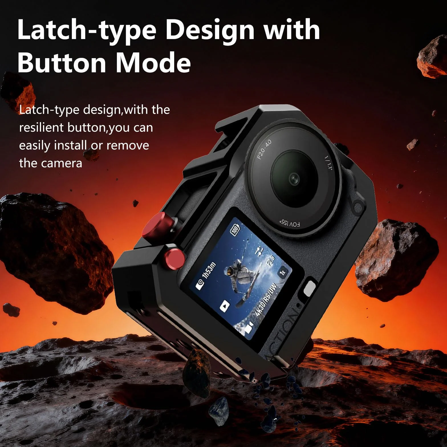 Klatka na aparat DJI Action 6 Osmo Action 6 z szybkim uwalnianiem ARRI 1/10.2 cm