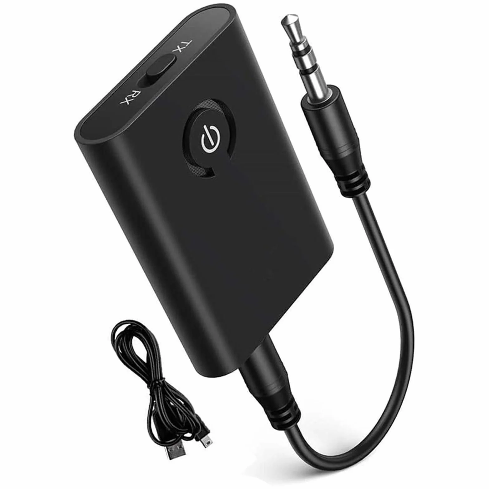 Nadajnik i odbiornik Bluetooth 5.0 2 w 1 jack 3,5 AUX do słuchawek głośników stereo
