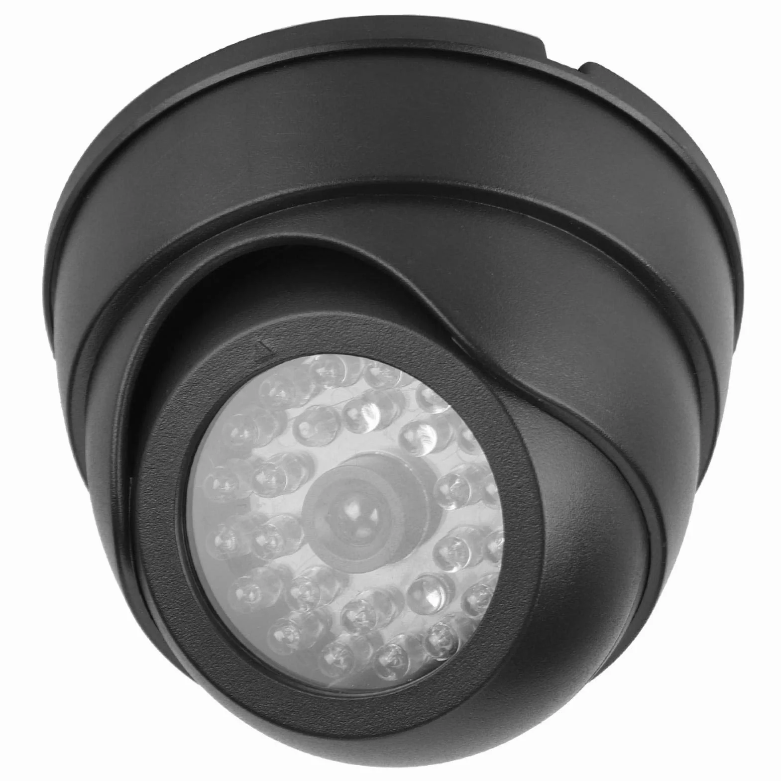 Dummy Camera Dummy Surveillance Camera Security, fałszywa kamera bezpieczeństwa z 30-częściowymi diodami LED IR, do domu, biura, miejsc wewnątrz i na zewnątrz