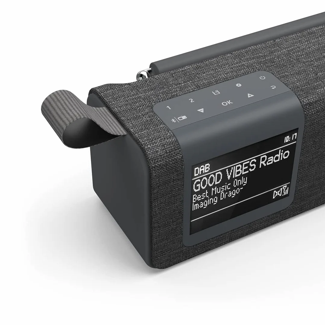 Hama DR200BT Radio cyfrowe Bluetooth DAB/DAB+/FM przenośne czarne
