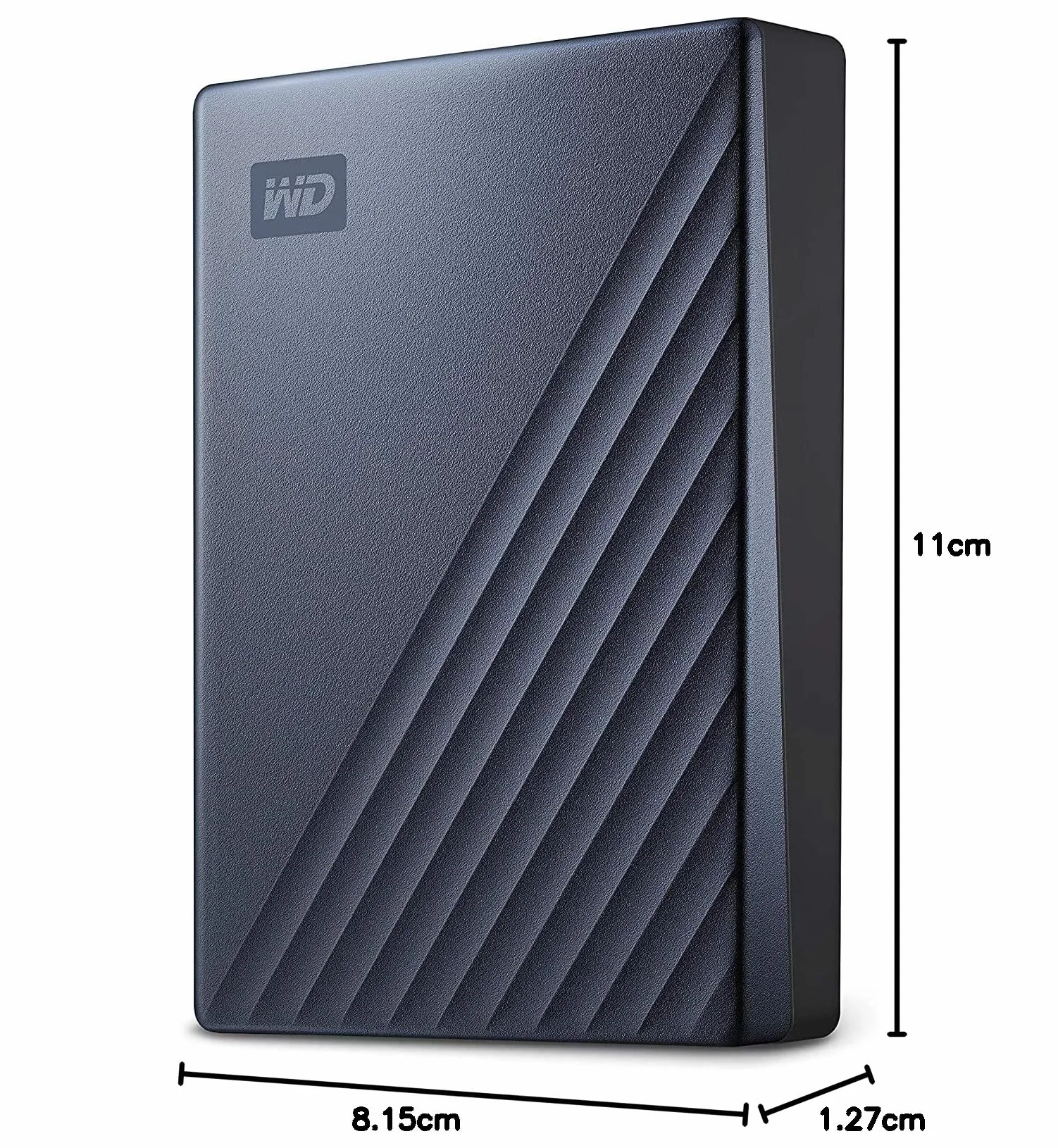 WD 2TB My Passport Ultra Portable HDD USB-C with software for device management, backup and password protection - Blue, Works with PC, Xbox X, Xbox S, PS4 and PS5