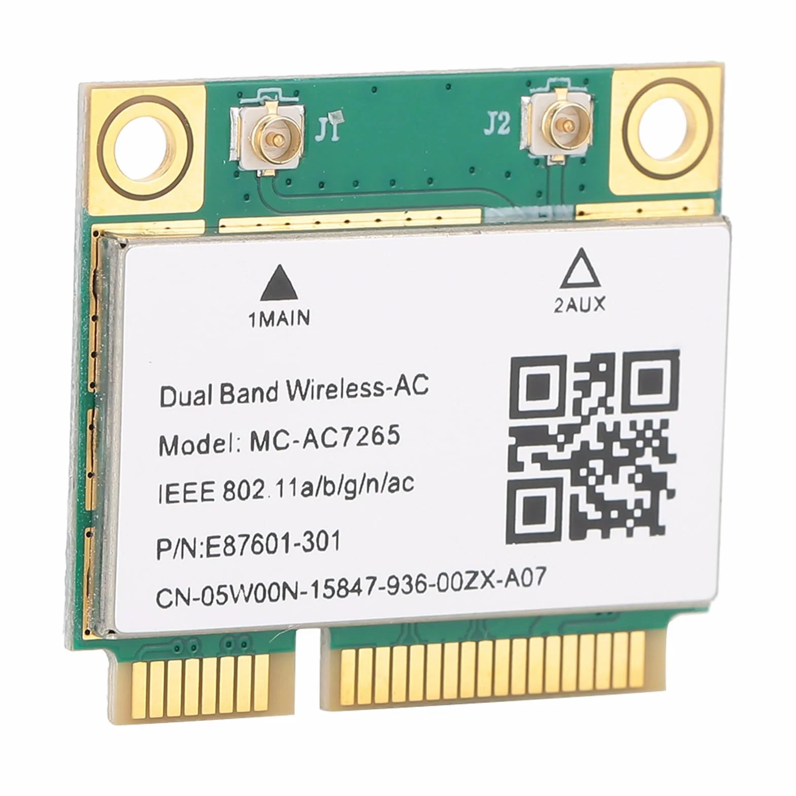 Karta sieciowa Wi-Fi MC-AC7265 PCIe dwupasmowa 2.4G/5G Bluetooth do laptopa