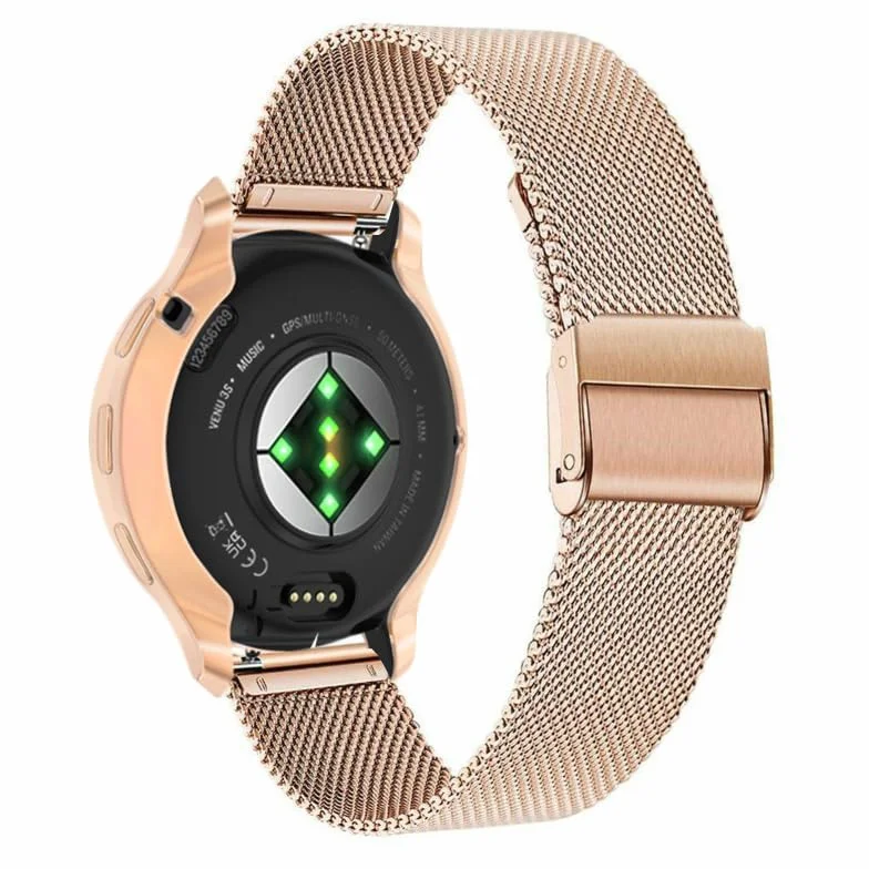 Metalowy pasek do zegarka Garmin Venu 3 3s 41 mm 45 mm kompatybilny z Garmin Venu3s osłona ekranu etui TPU miękka osłona zderzak