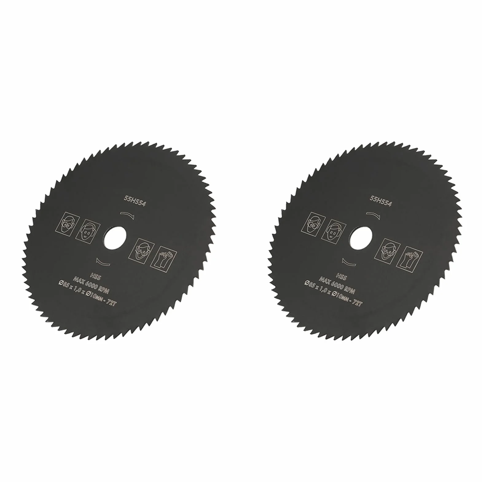 2 sztuki 85 mm x 10 mm 72T tarcza do piły tarczowej, bardzo ostra tarcza do cięcia cementu, rur PCW, drewna, tworzywa sztucznego, aluminium, szybkie, gładkie cięcie