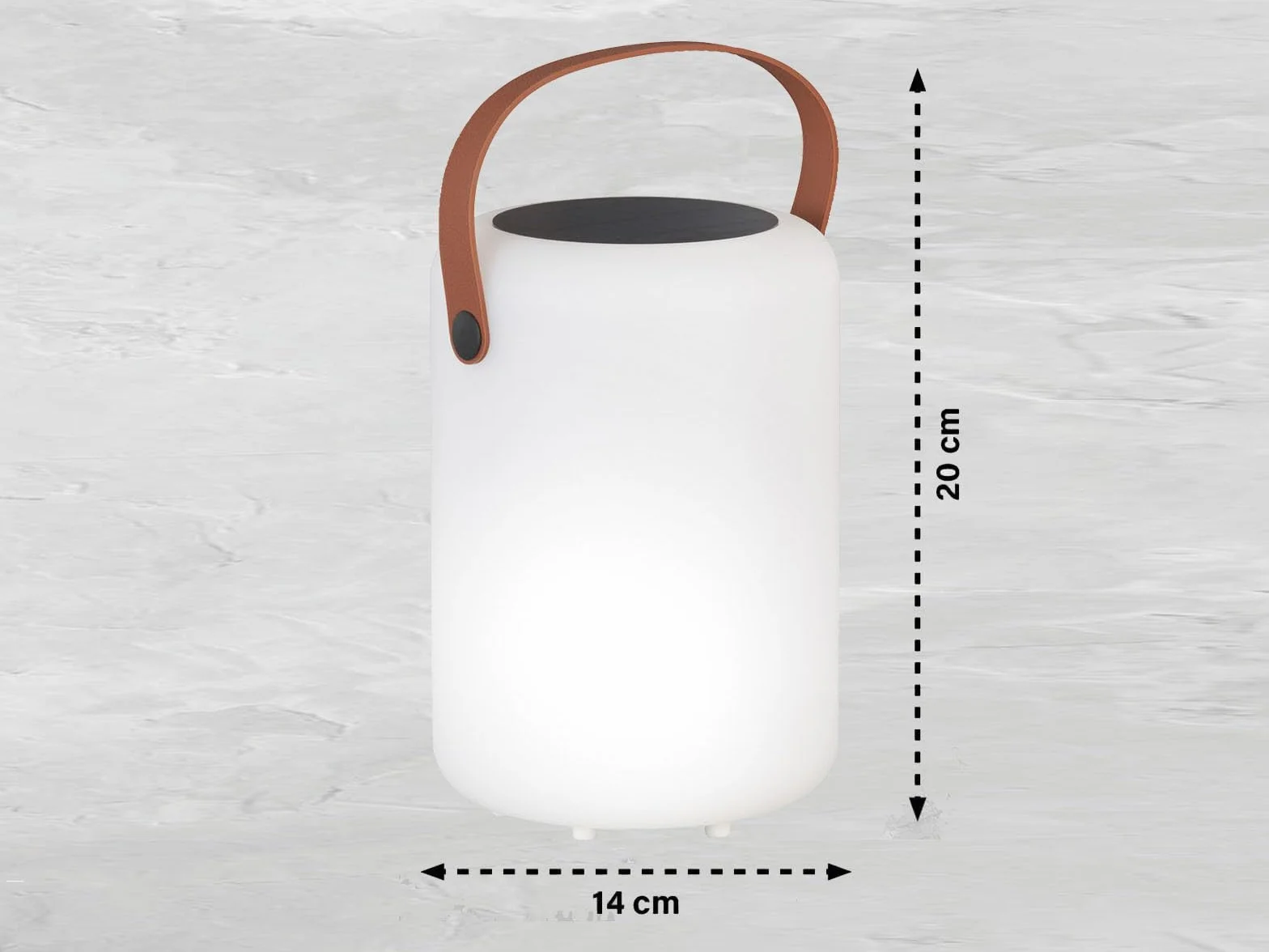 Zestaw 2 lamp solarnych do użytku na zewnątrz, z pilotem zdalnego sterowania i RGB LED – 20 cm