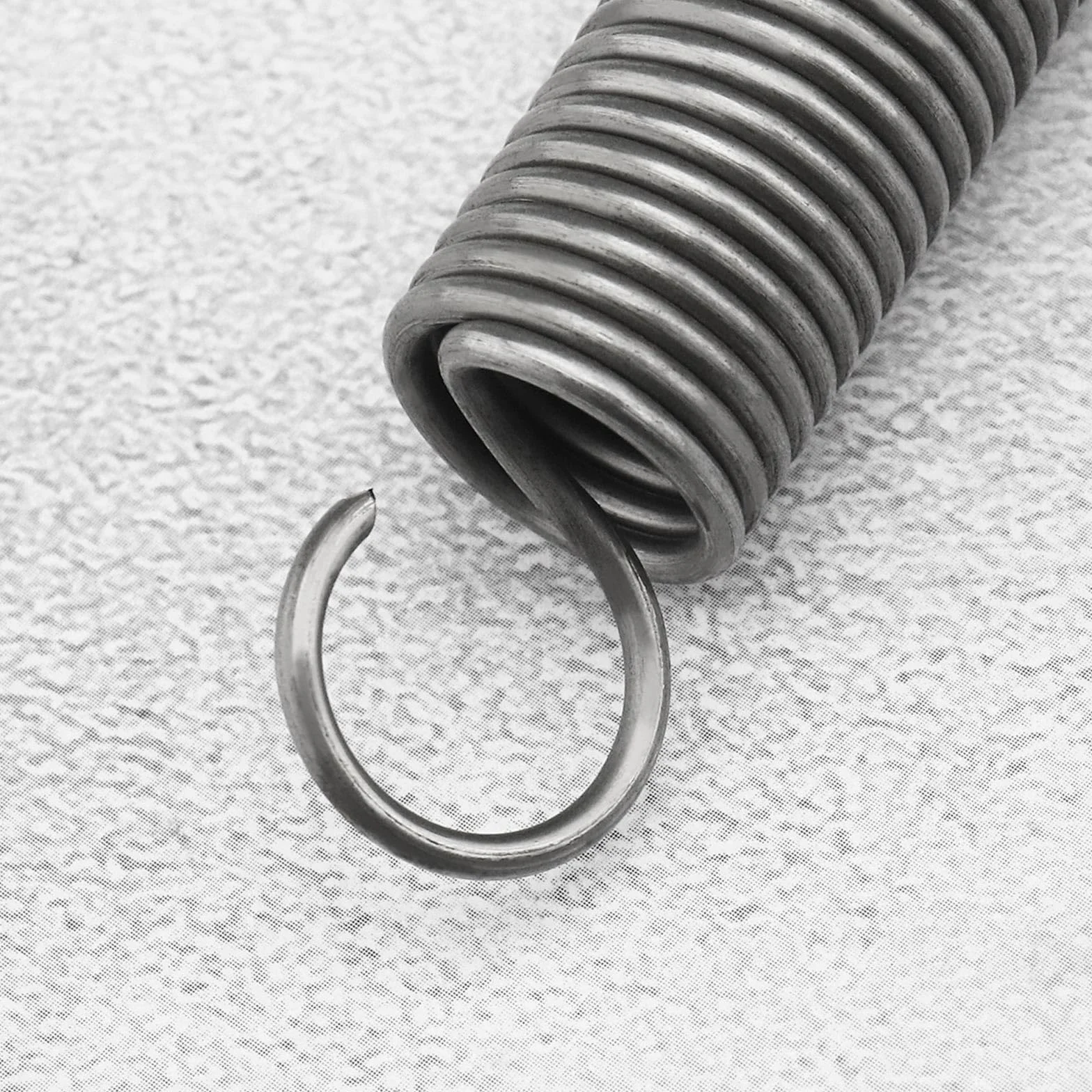 5 szt. sprężyna napinająca z haczykami Sprężyny skompresowane 50 mm długość 12 mm OD 1,5 mm średnica drutu stal nierdzewna małe podwójne haczyki do eksperymentu produkcyjnego montażu