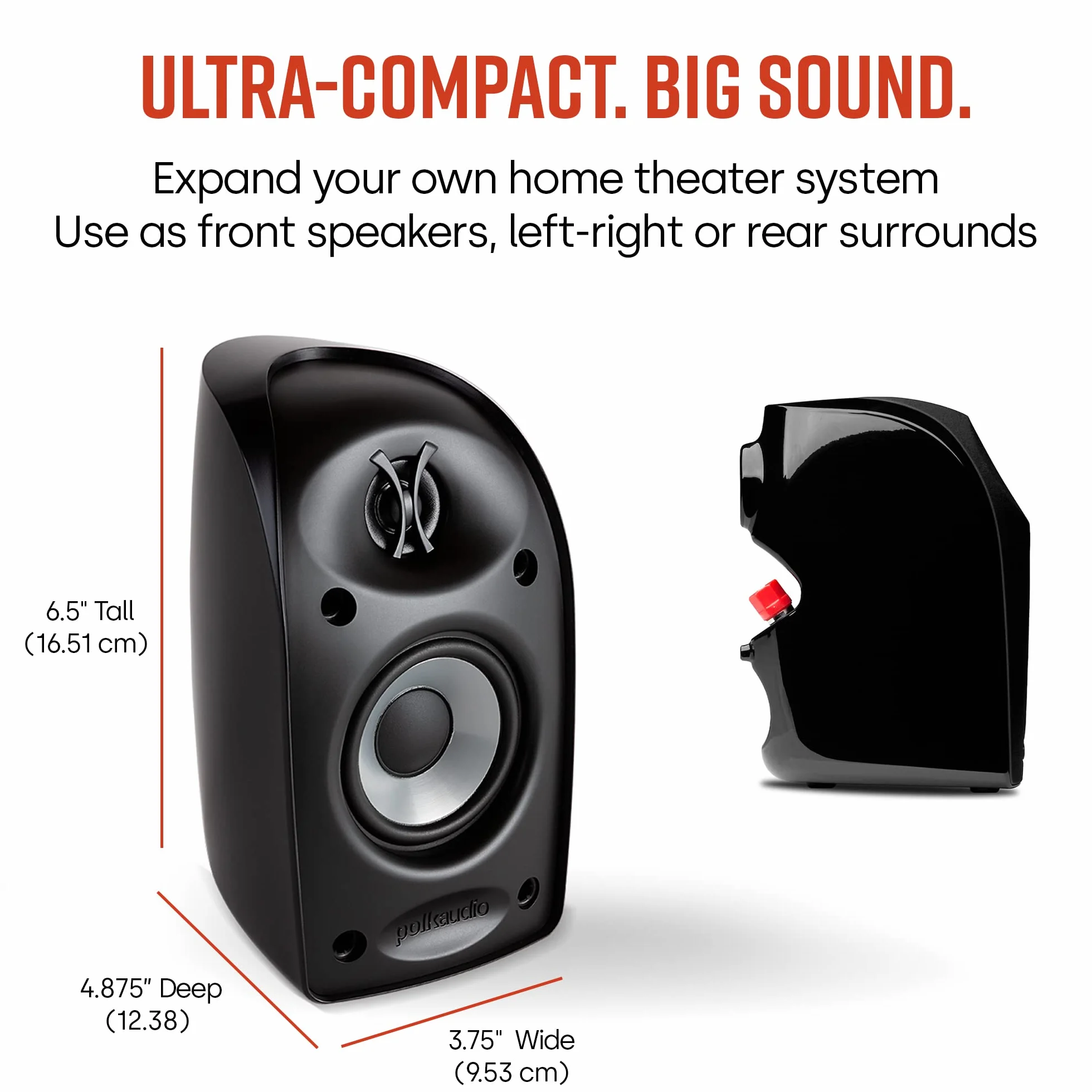 Polk Audio TL1 głośnik satelitarny czarny
