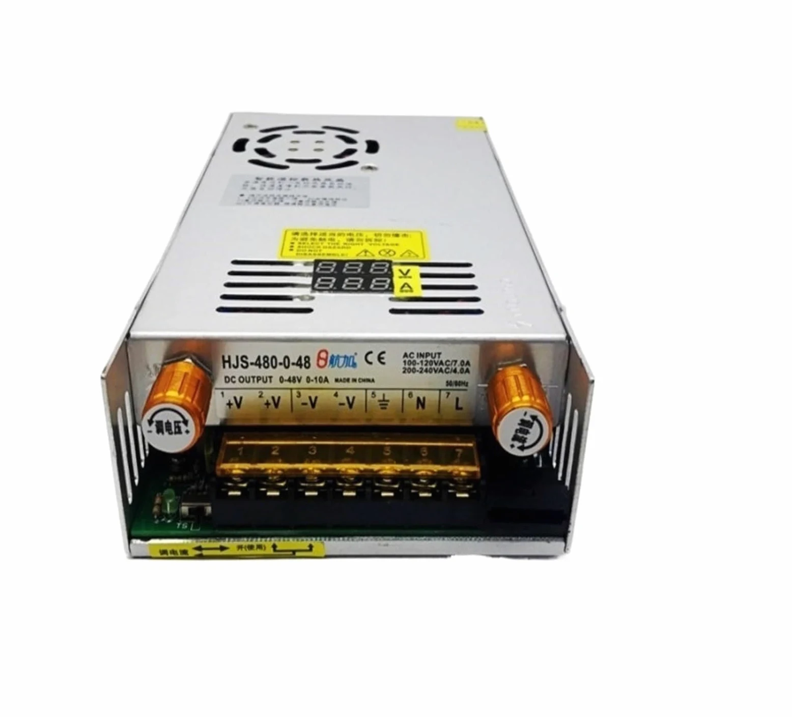 Zasilacz impulsowy, AC DC 5V 12V 24V 36V 48V regulowany zasilacz impulsowy 60V 80V 120V 160V 300V 480W z cyfrowym wyświetlaczem zasilacz,do pasków LED, drukarek 3D, radia(0-24V 0-20A)