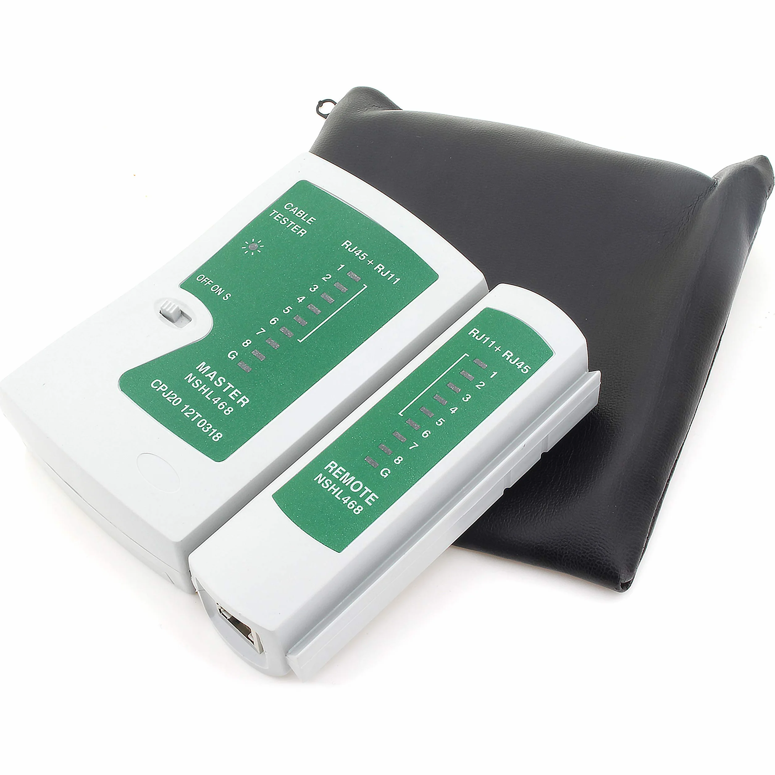 1aTTack.de Tester kabli RJ11 RJ12 RJ45 ISDN LAN kabel sieciowy kabel krosowy tester przewodów tester kabli
