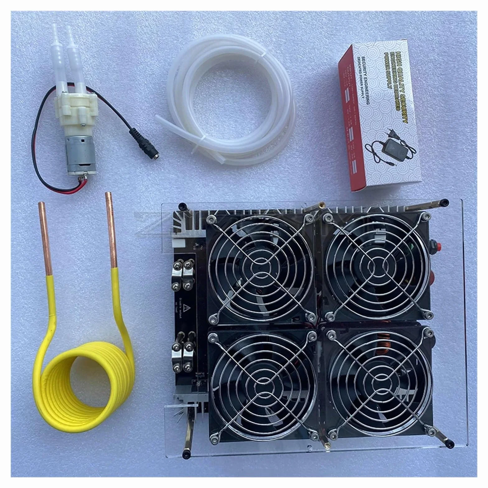 Moduł ogrzewania indukcyjnego Moduł nagrzewnicy indukcyjnej ZVS o mocy 5000 W. Płyta PCB do ogrzewania indukcyjnego wysokiej częstotliwości Stopiony metal + cewka + pompa Zabezpieczenie przed przeciąż