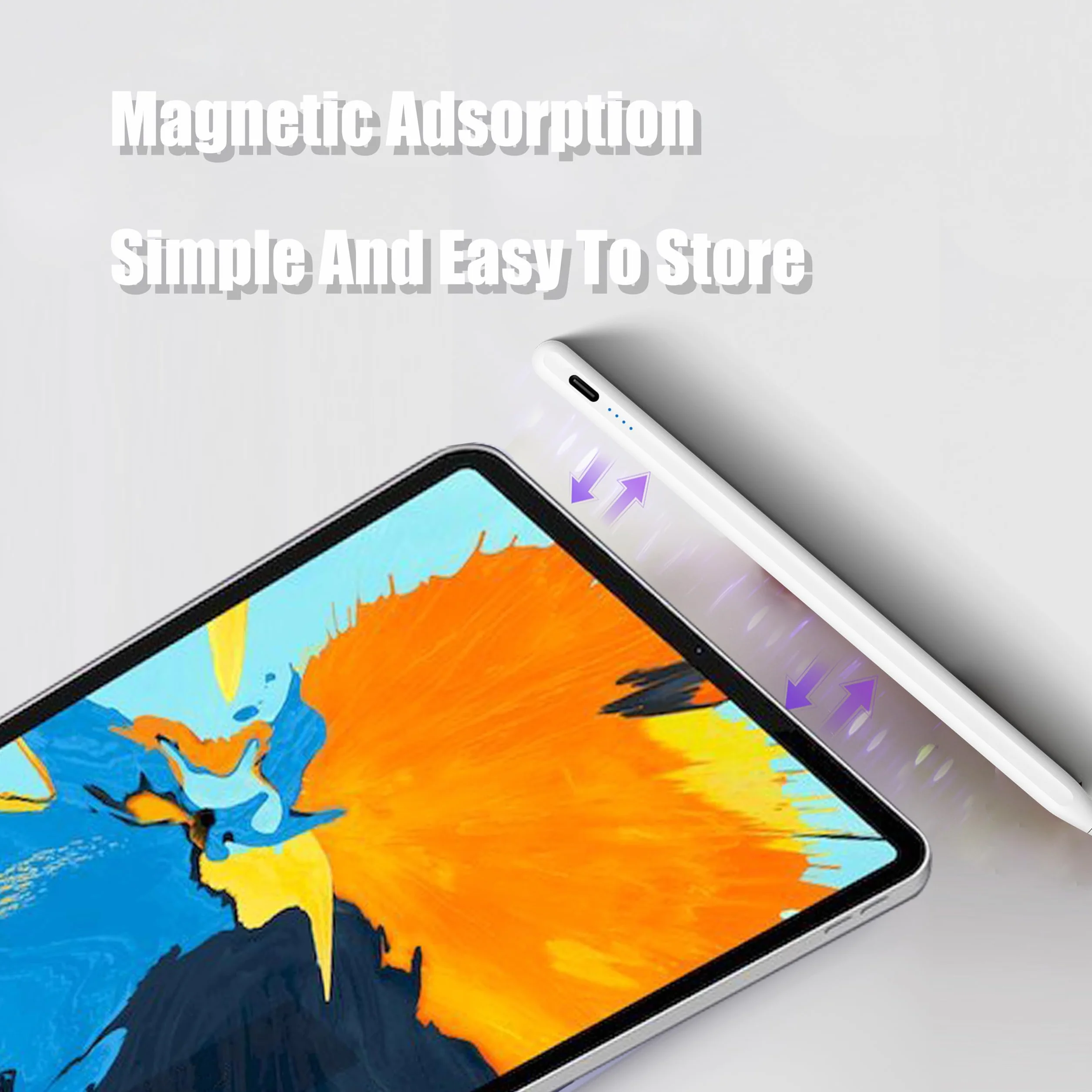 Pensel elektroniczny Apple Pencil zamiennik do iPad 2018-2024 bez Bluetooth