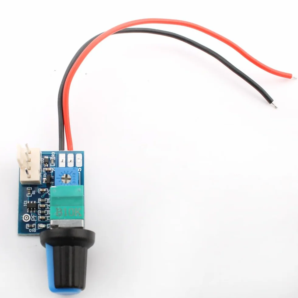 RUNCCI-YUN 1 x PWM Fan Speed Controller, DC 0-12 V, 4 przewody, 4P PC CPU Fan Speed Controller regulator do obudowy PC