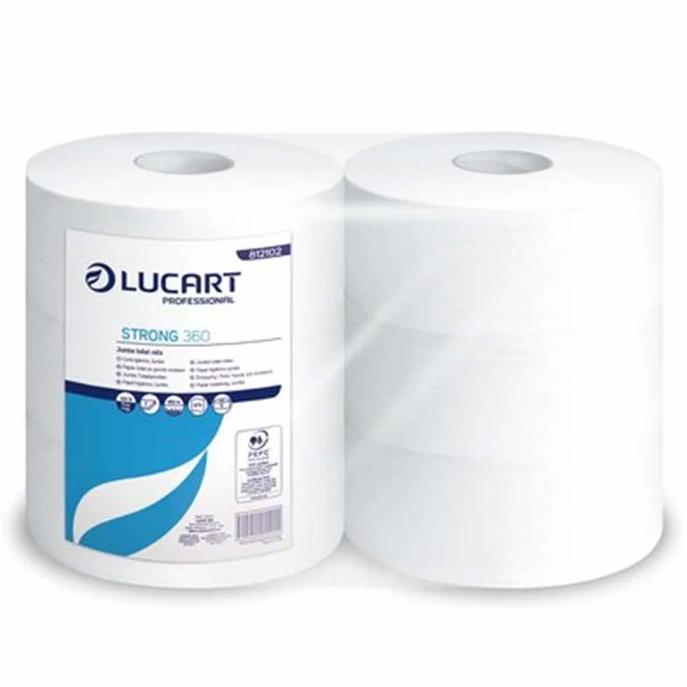 Papier toaletowy Lucart Maxi C Jumbo 2-warstwowy 360 m 6 rolek czysta celuloza