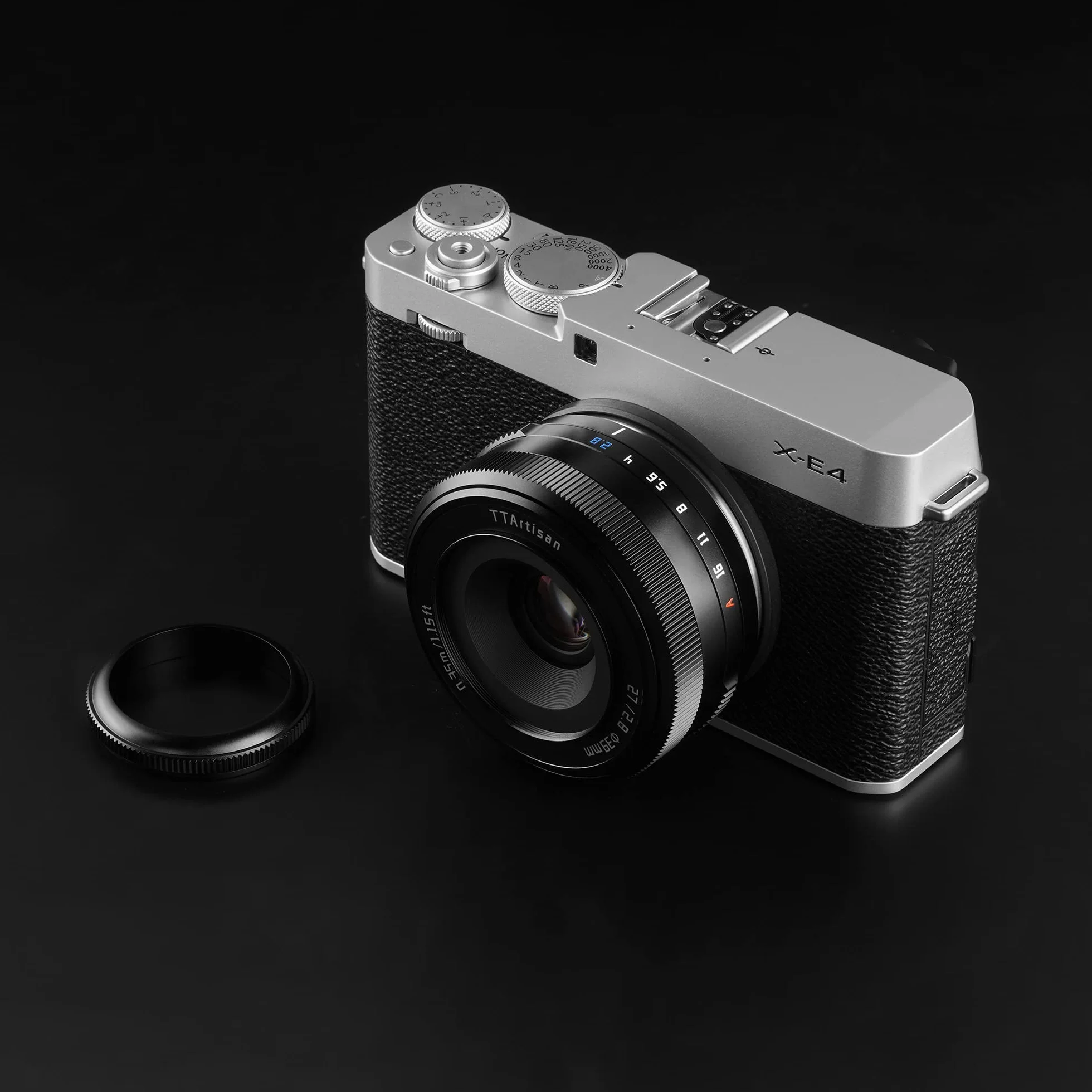 TTARTISAN 27mm F2.8 Obiektyw do Fuji X APS-C AF Metalowy Czarny