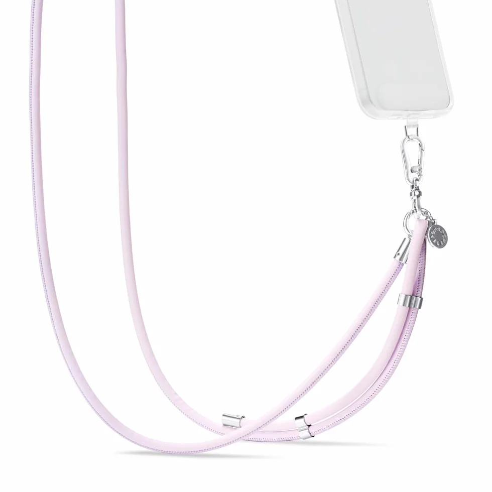 PopSockets Smycz do telefonu crossbody liliowy