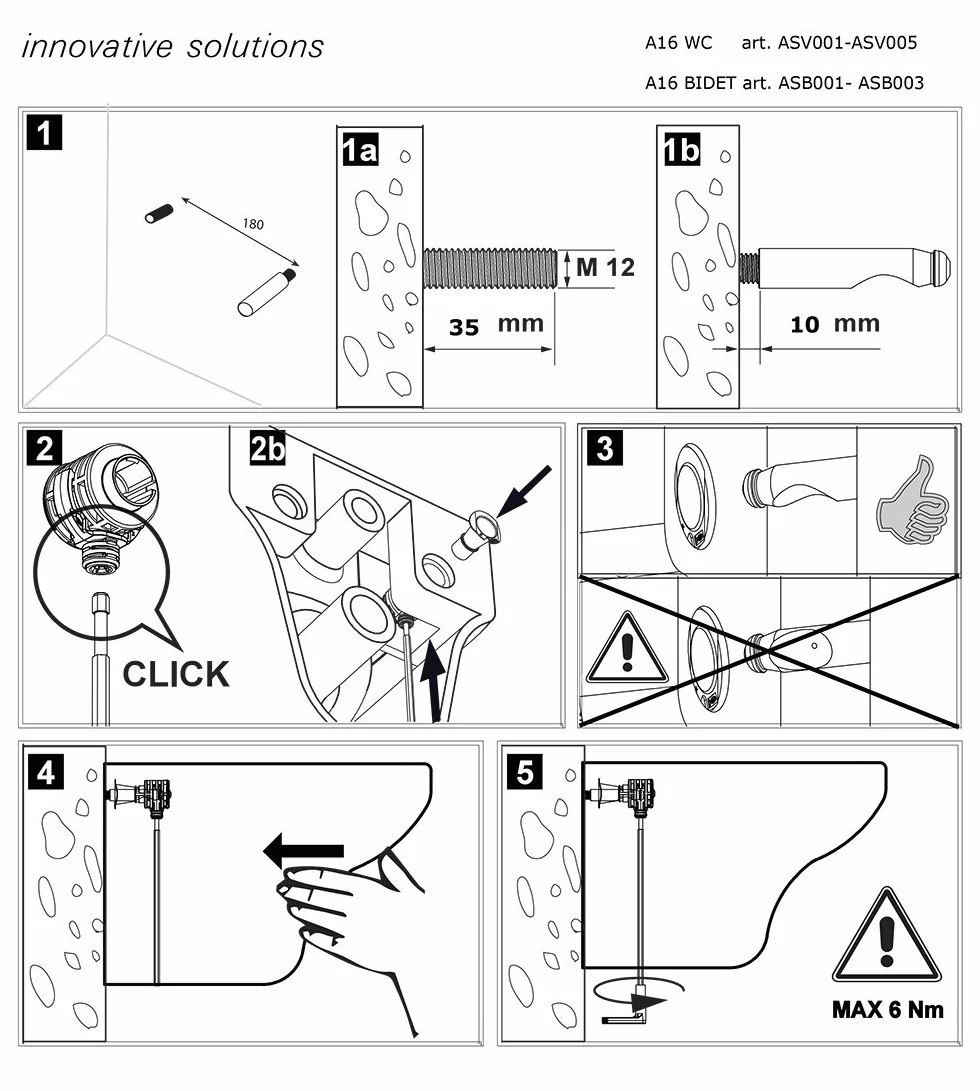 Bidet Łazienka Seria A16 Ceramiczna Mini Wisząca - Dostępne 3 Kolory (Matowa biel)