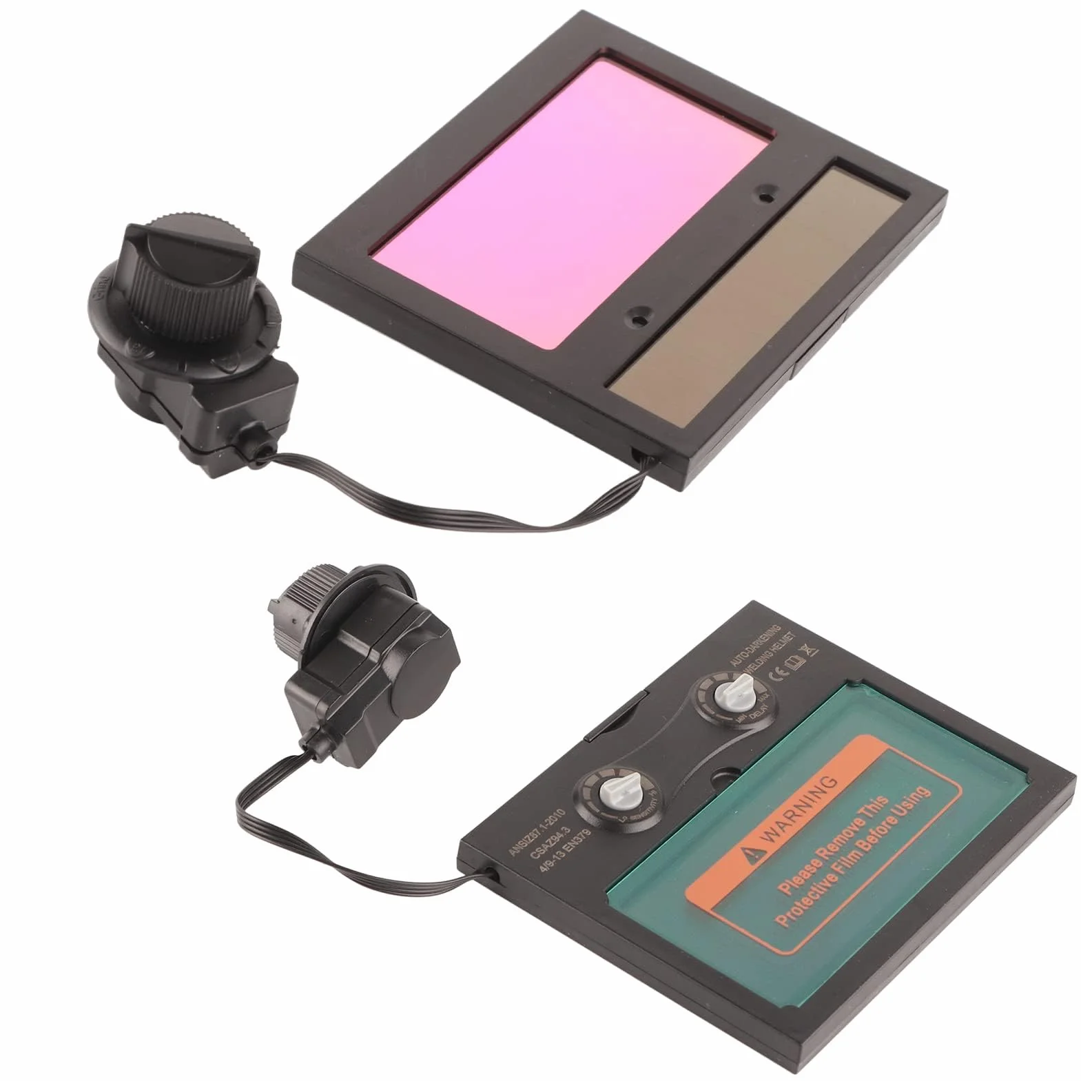 Soczewka do hełmu spawalniczego Tx500c Panel słoneczny Soczewka do hełmu spawalniczego Maska spawalnicza Soczewka samościemniająca z wyświetlaczem Lcd 110 × 90 × 9mm