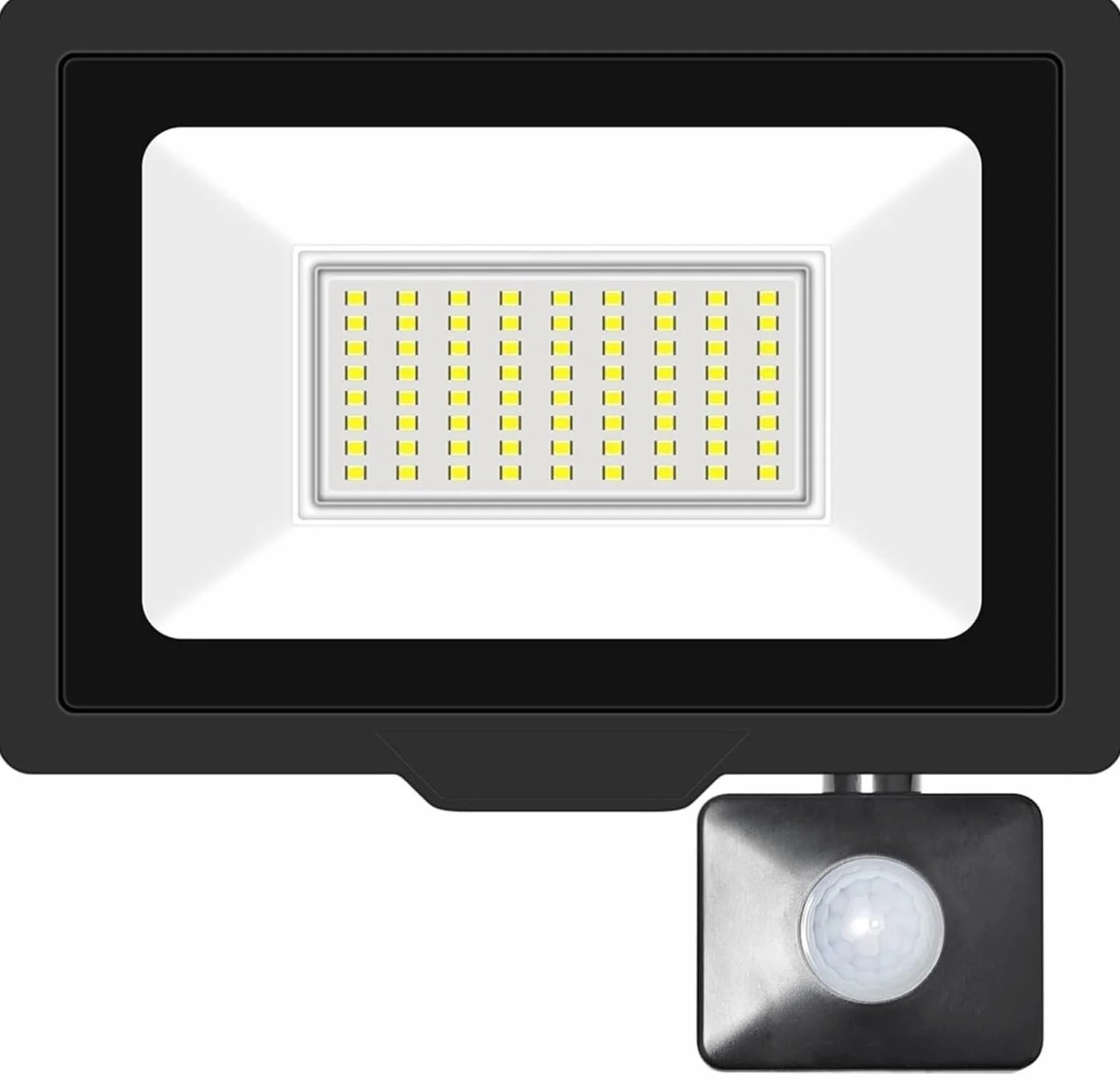 lampy solarne, Indukcyjny reflektor z regulowanym czujnikiem ruchu PIR do użytku na zewnątrz, tarasie i w ogrodzie(Nature,50W)